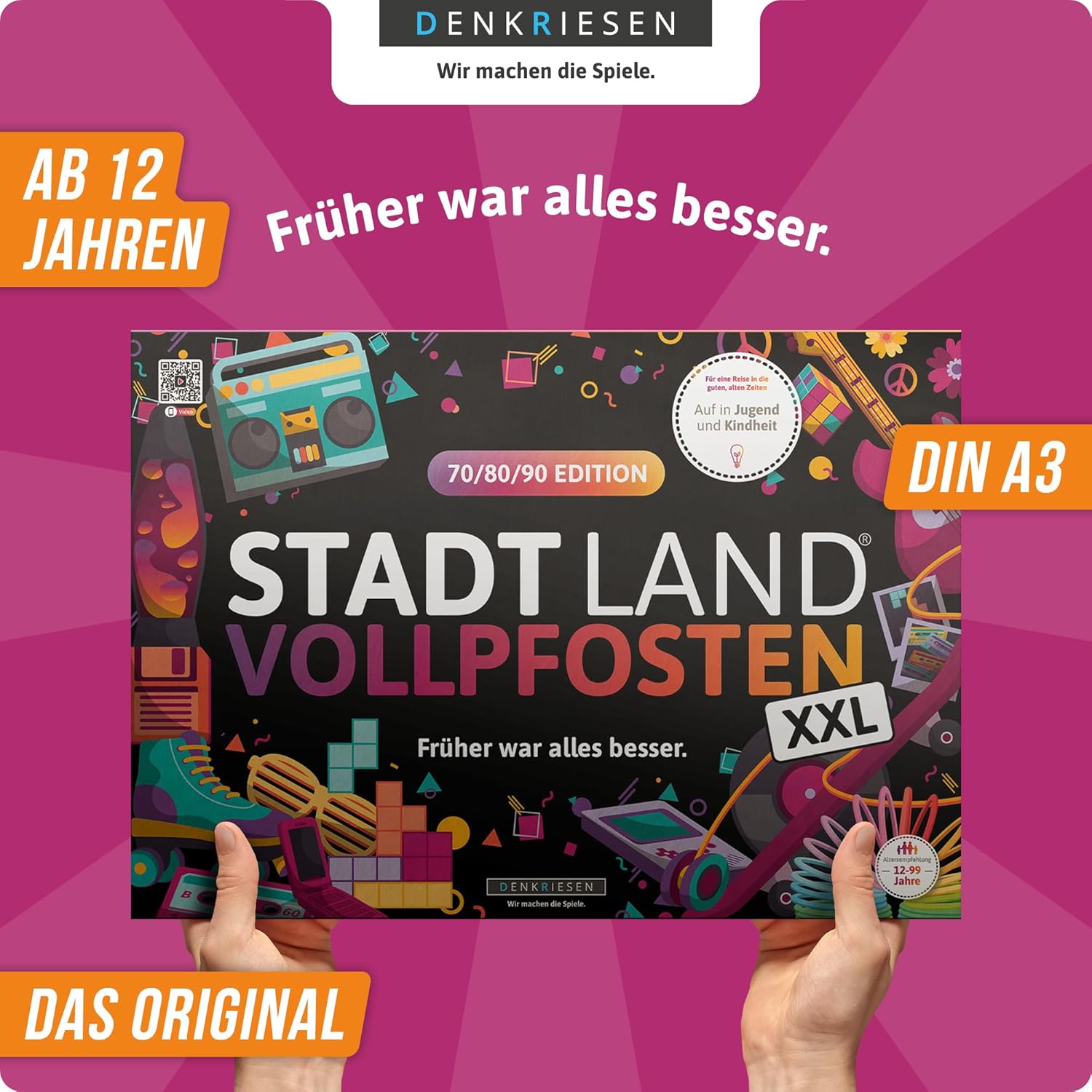 Thumbnail 1 de DENKRIESEN - Stadt Land VOLLPFOSTEN® 70/80/90 Edition XXL DIN A3