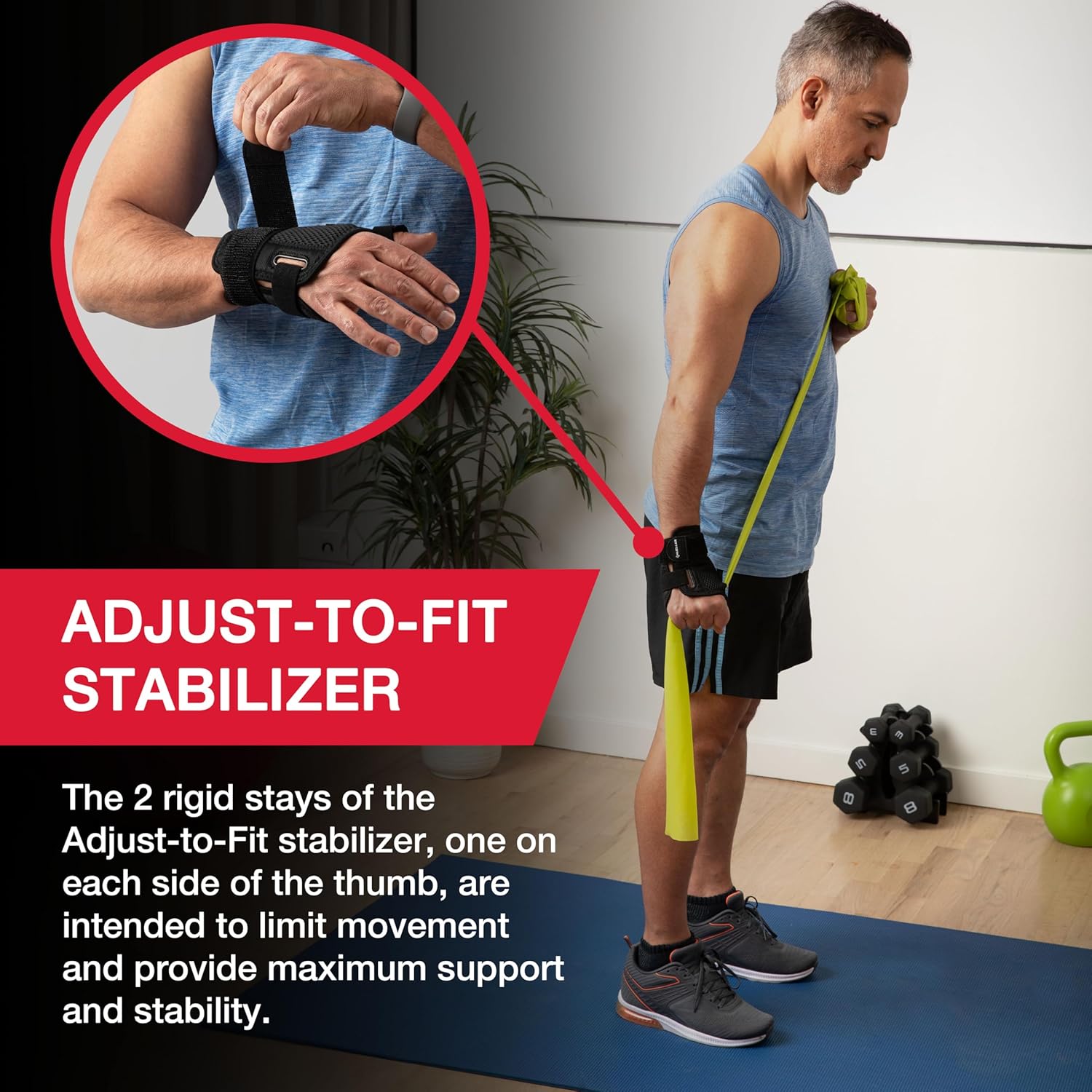 Thumbnail 2 de MUELLER Adjust-to-Fit Thumb Brace with Spica Splint