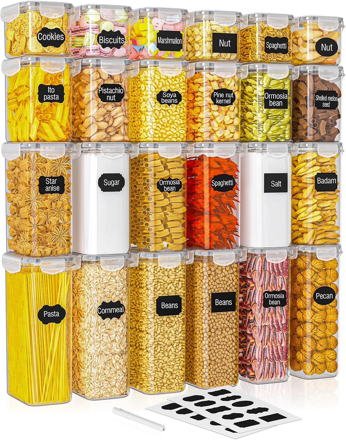 Detalle de PurKeep Food Storage Containers, 24-Pack