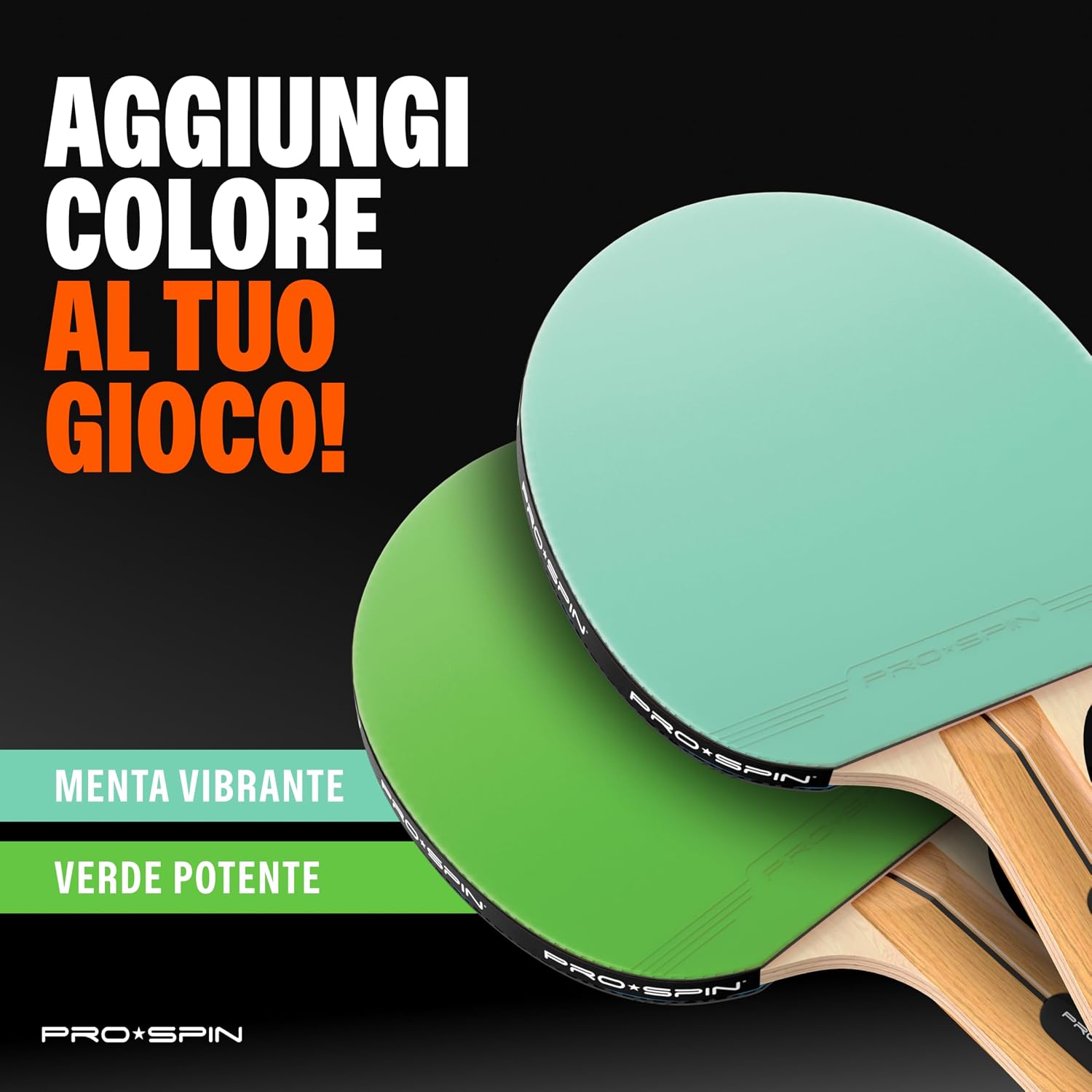 Thumbnail 5 de PRO-SPIN Racchetta Ping Pong Carbonio 7 strati