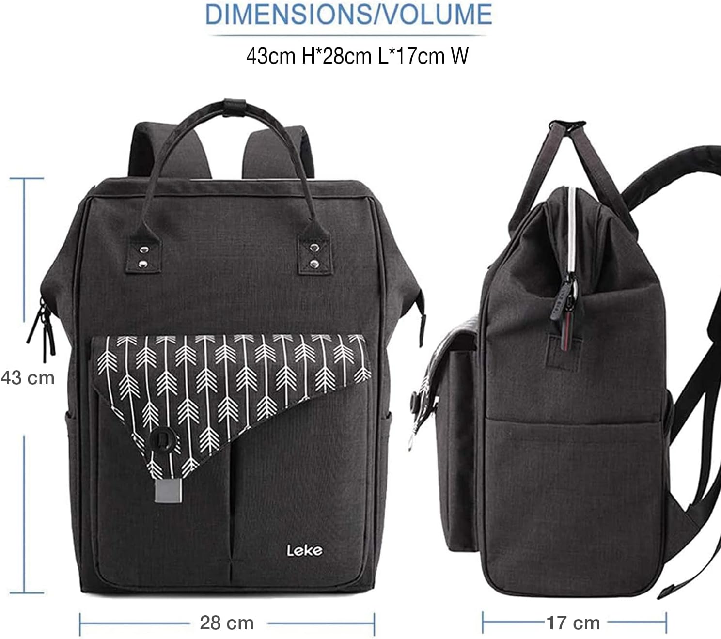 Thumbnail 4 de Lekesky Rucksack Damen mit Laptopfach