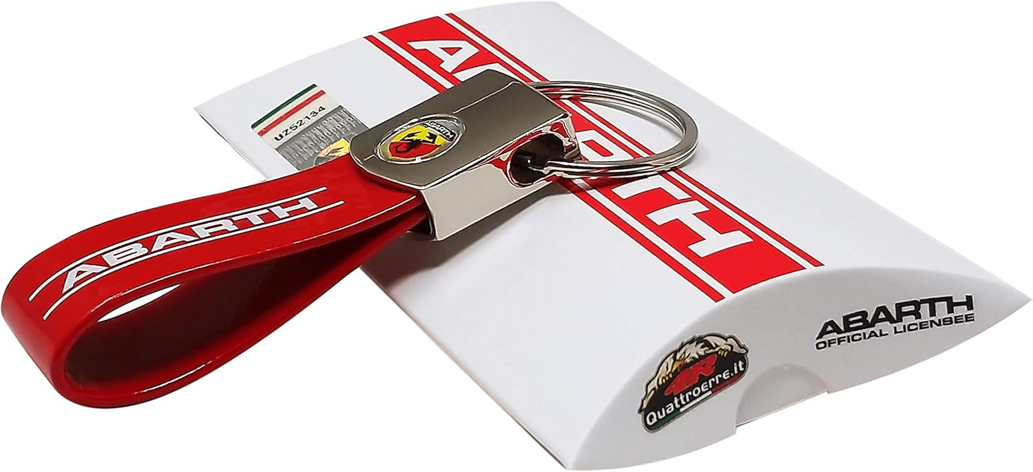 Detalle de Abarth Portachiavi Ufficiale Band – Rosso