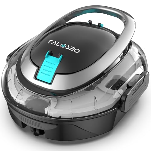 Detalle de Robot limpiafondos TALOSBO S2 (2026 Upgrade) — sin cables, 90 minutos de autonomía y doble filtración para piscinas de fondo plano