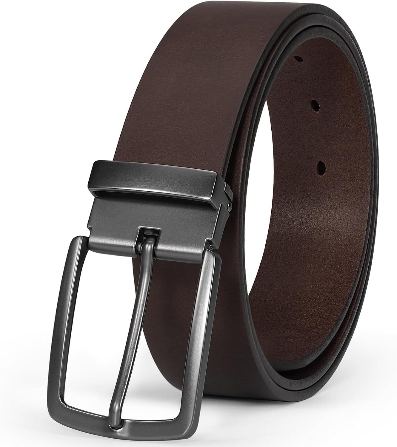 Detalle 2 de Wolksprong Men's Work Belt, Full-Grain Leather