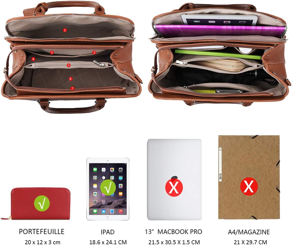 Thumbnail 4 de David Jones Bugatti – Sac à main femme en cuir PU marron camel, porté épaule ou croisé