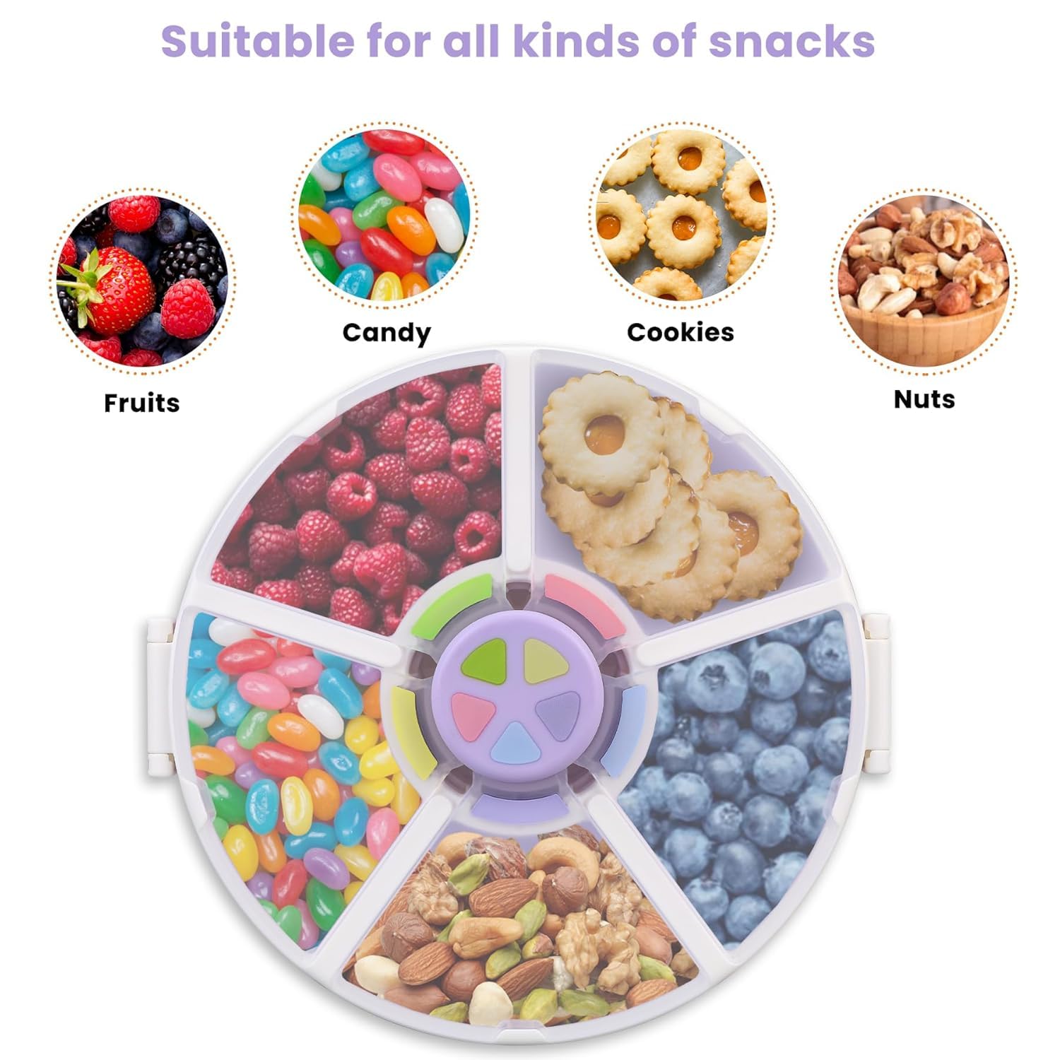 Thumbnail 4 de Pawtong Snack Rotator Container, 5 Compartments