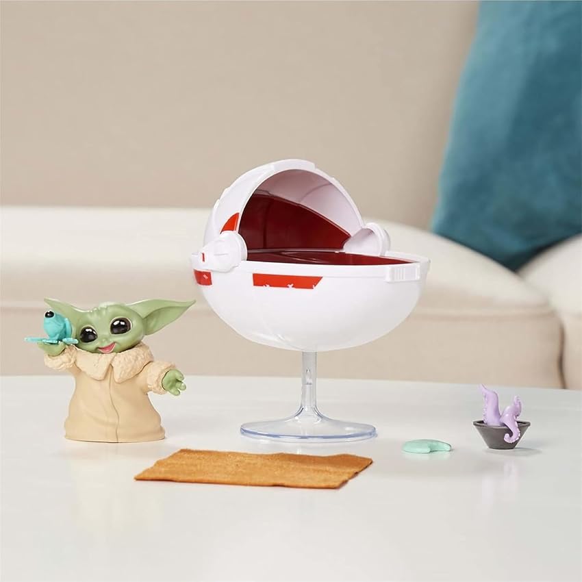Thumbnail 2 de Star Wars Grogu's Hover-Pram Pack figura 5 cm