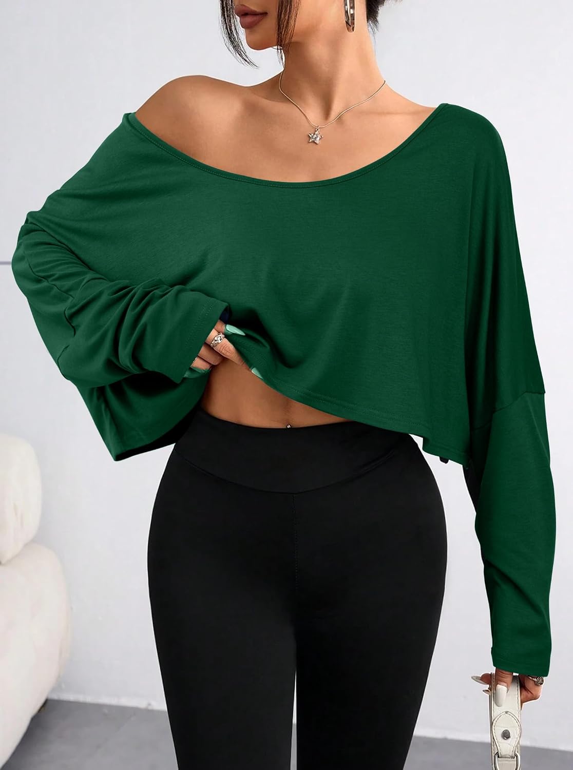Thumbnail 2 de Hilinker Women's Crop Top, Polyester Blend