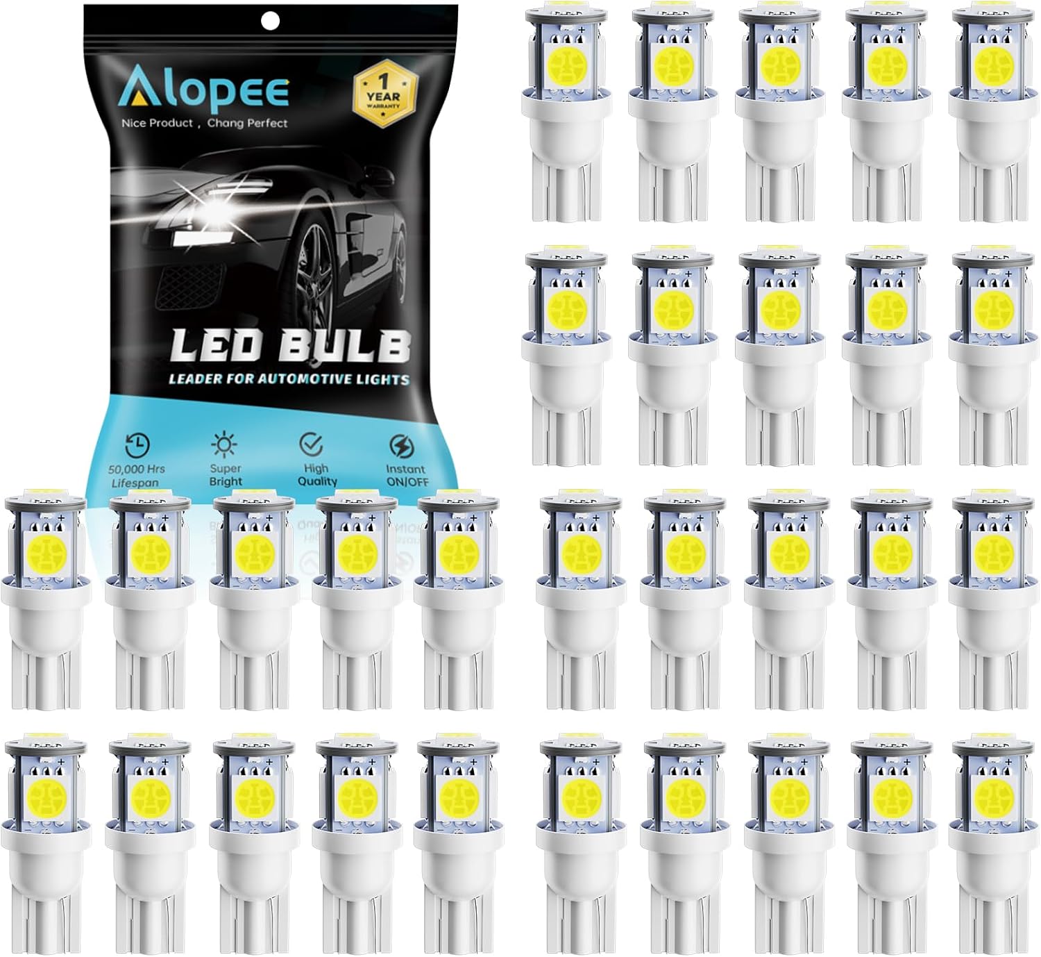 Thumbnail 6 de Alopee LED car interior bulbs 30-pack
