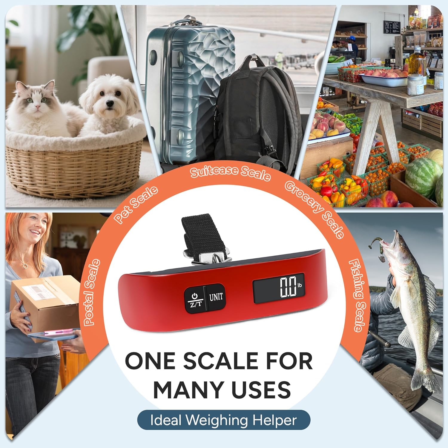 Thumbnail 6 de Travel Inspira Luggage Scale (110lb/50kg) with Unit Conversion, Temperature Readout & Auto Off