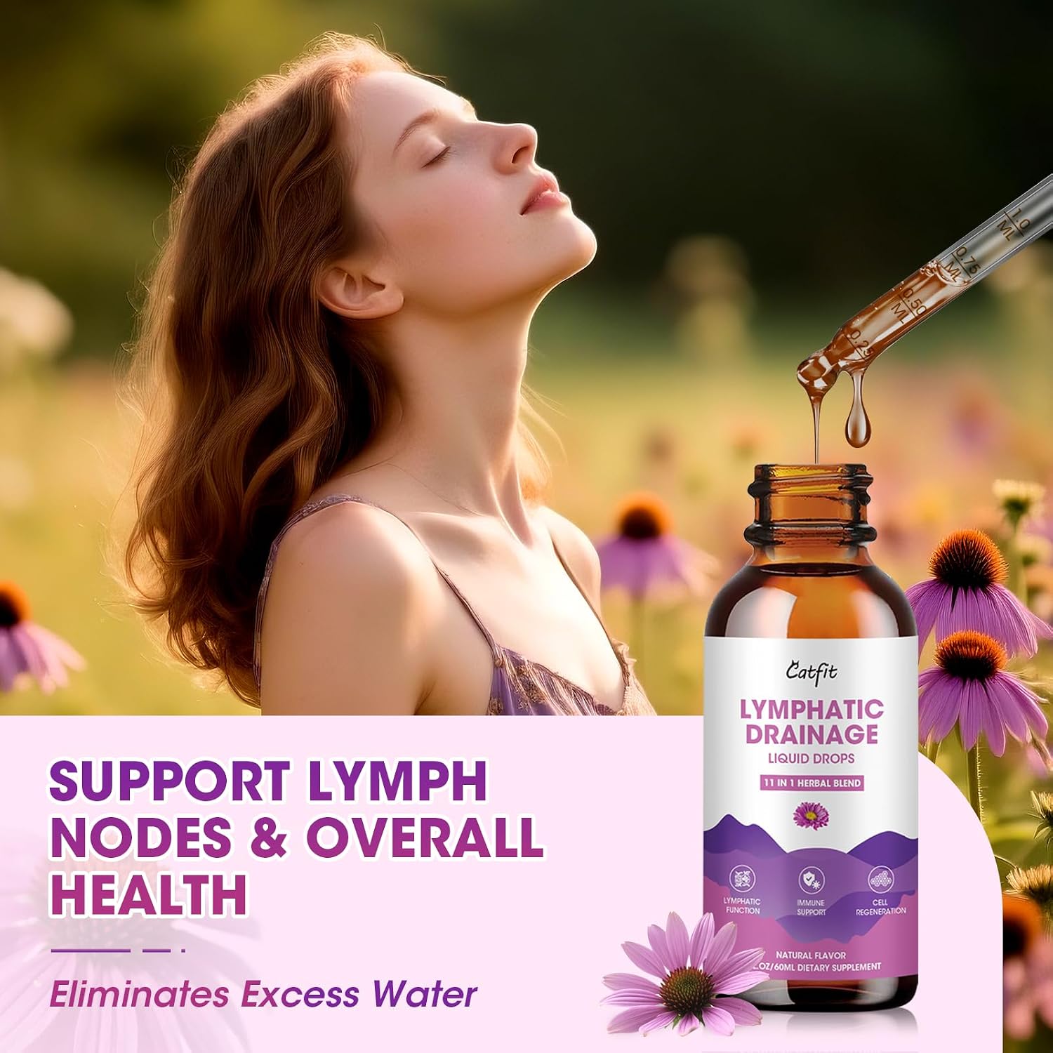Detalle 2 de Catfit Lymphatic Drainage Drops 2 fl oz