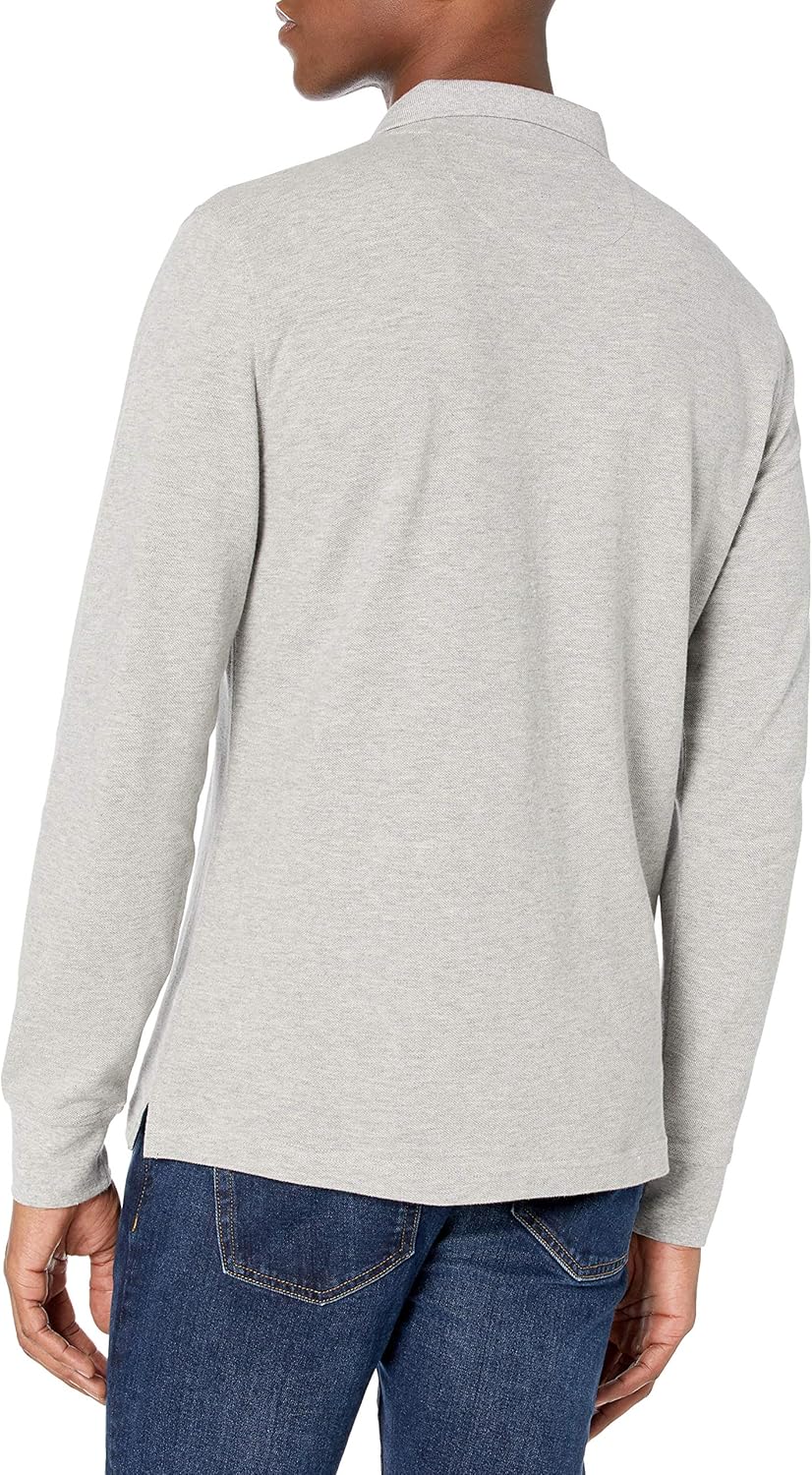 Thumbnail 1 de Polo Amazon Essentials a maniche lunghe in piqué 100% cotone vestibilità regolare da uomo