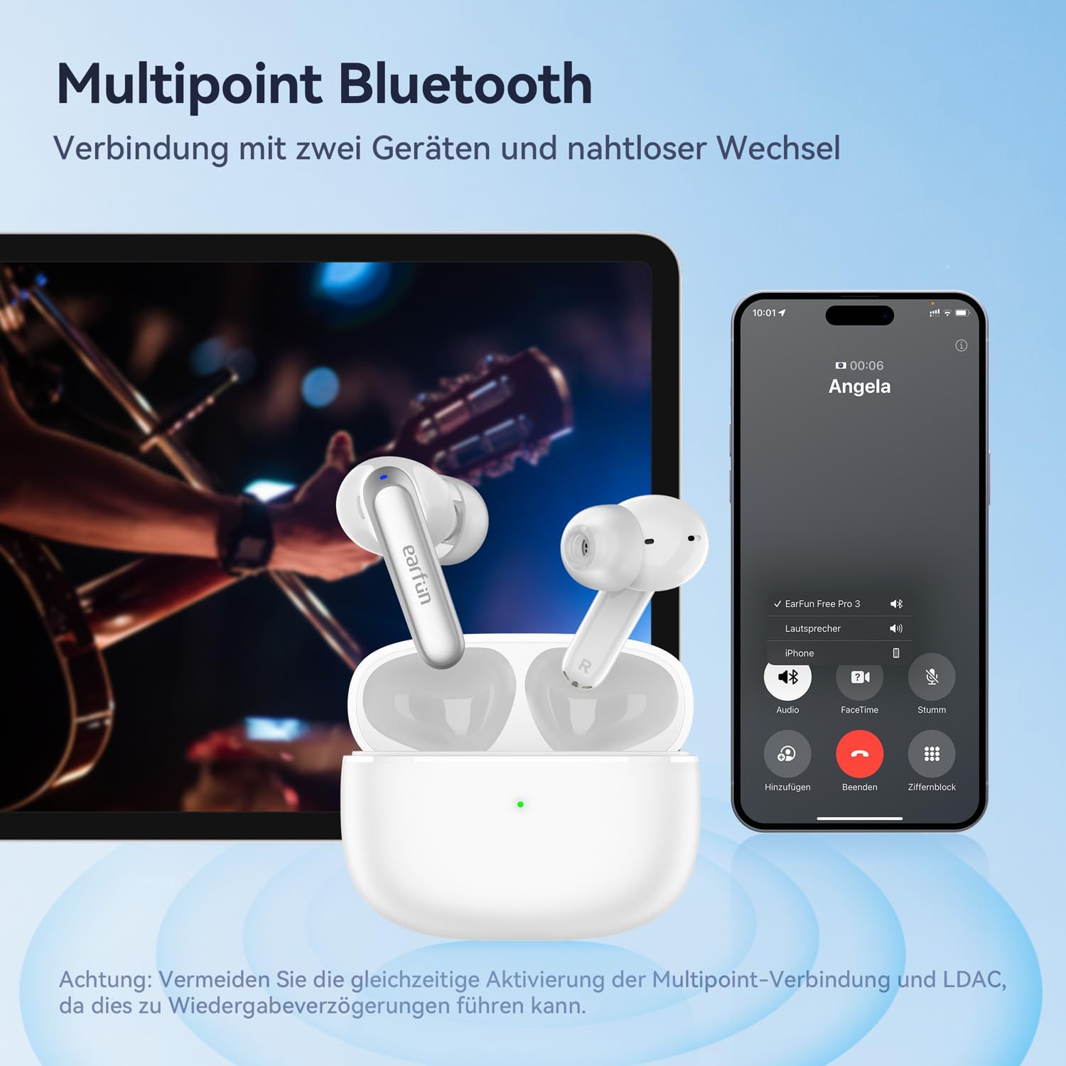 Detalle 1 de EarFun Air 2 Bluetooth In-Ear Kopfhörer