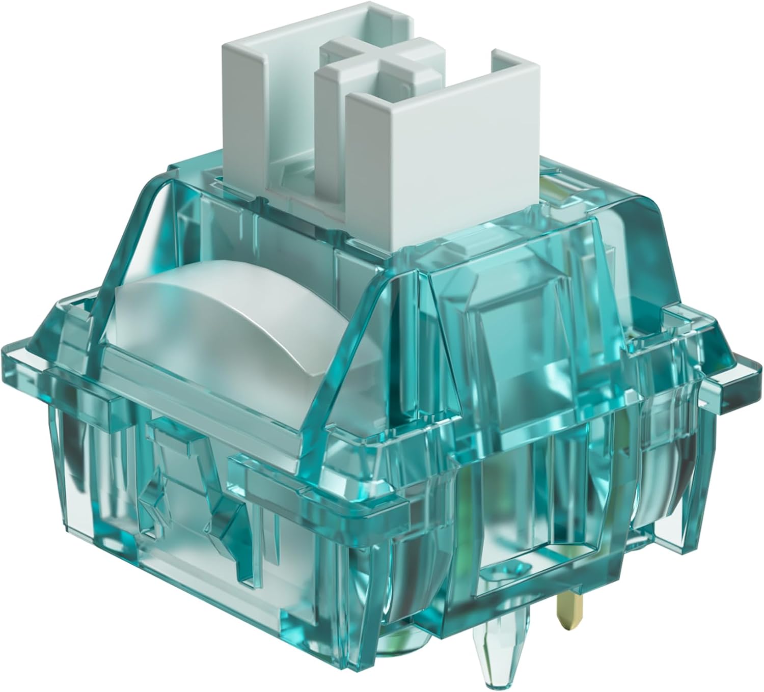 Detalle de Creamy Cyan clicky switch 50gf