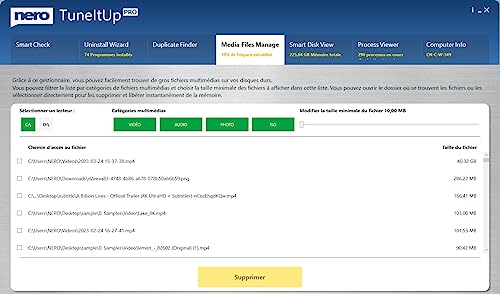 Thumbnail 5 de Nero TuneItUp PRO – Optimisation PC et démarrage rapide pour Windows (licence annuelle, 1 PC)