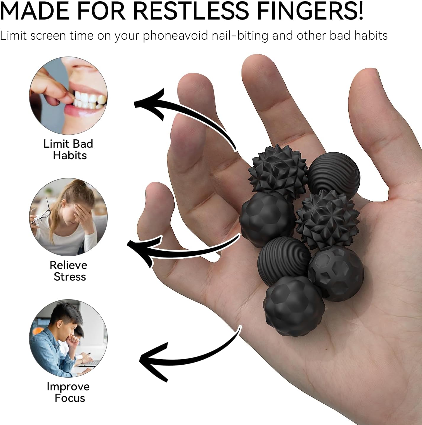 Thumbnail 5 de AotBlcer Billes Anti-Stress Magnétiques 8