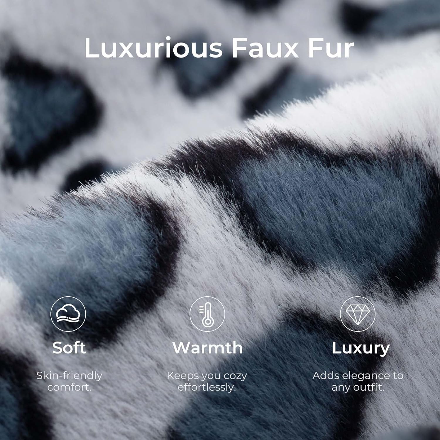 Thumbnail 3 de Snug Leaves Fuzzy Scuff Slippers 5-6