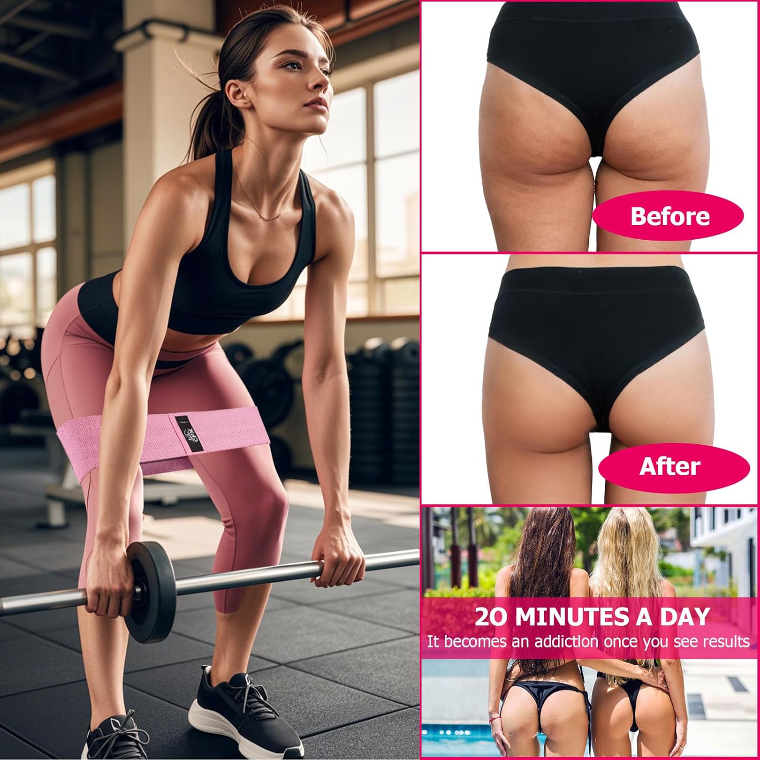 Thumbnail 5 de CFX Resistance Bands Set 3-levels for glutes ๐๏ธโ