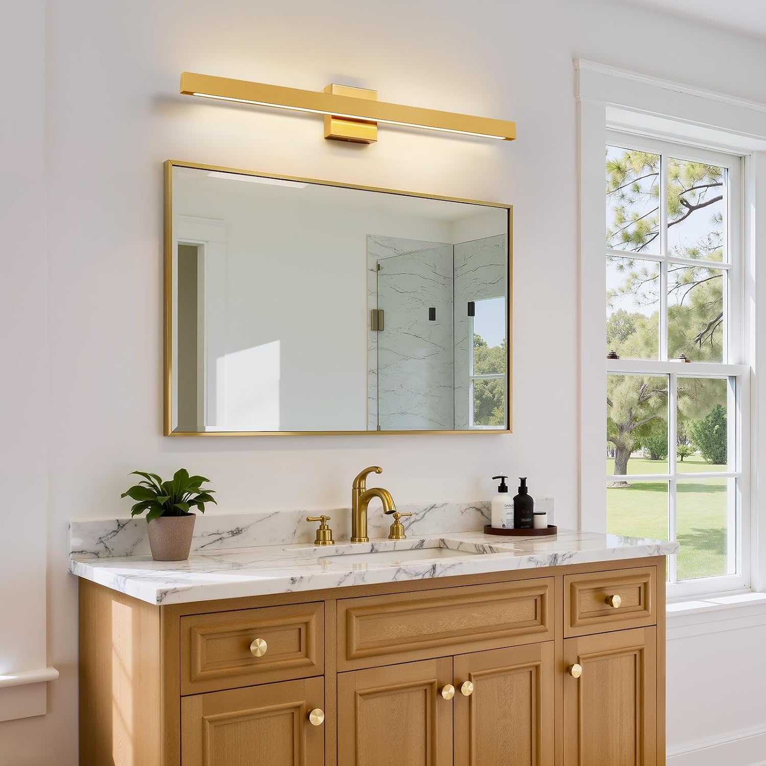 Detalle de CCYCOL Bathroom Vanity Light, 32-inch