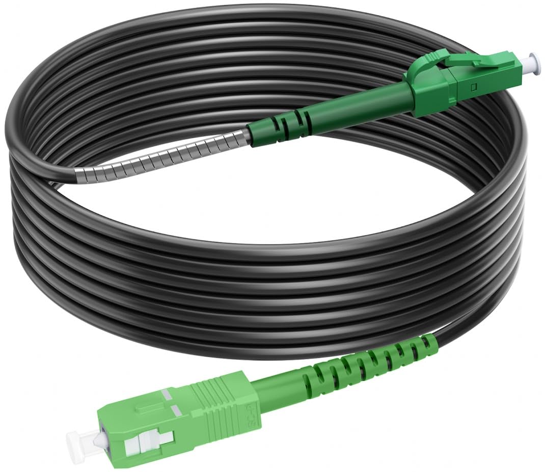 Thumbnail 4 de RamboCables 20M Gepanzerte Glasfaser-Kabel LC/APC auf LC/APC – Simplex, OS2 9/125µm