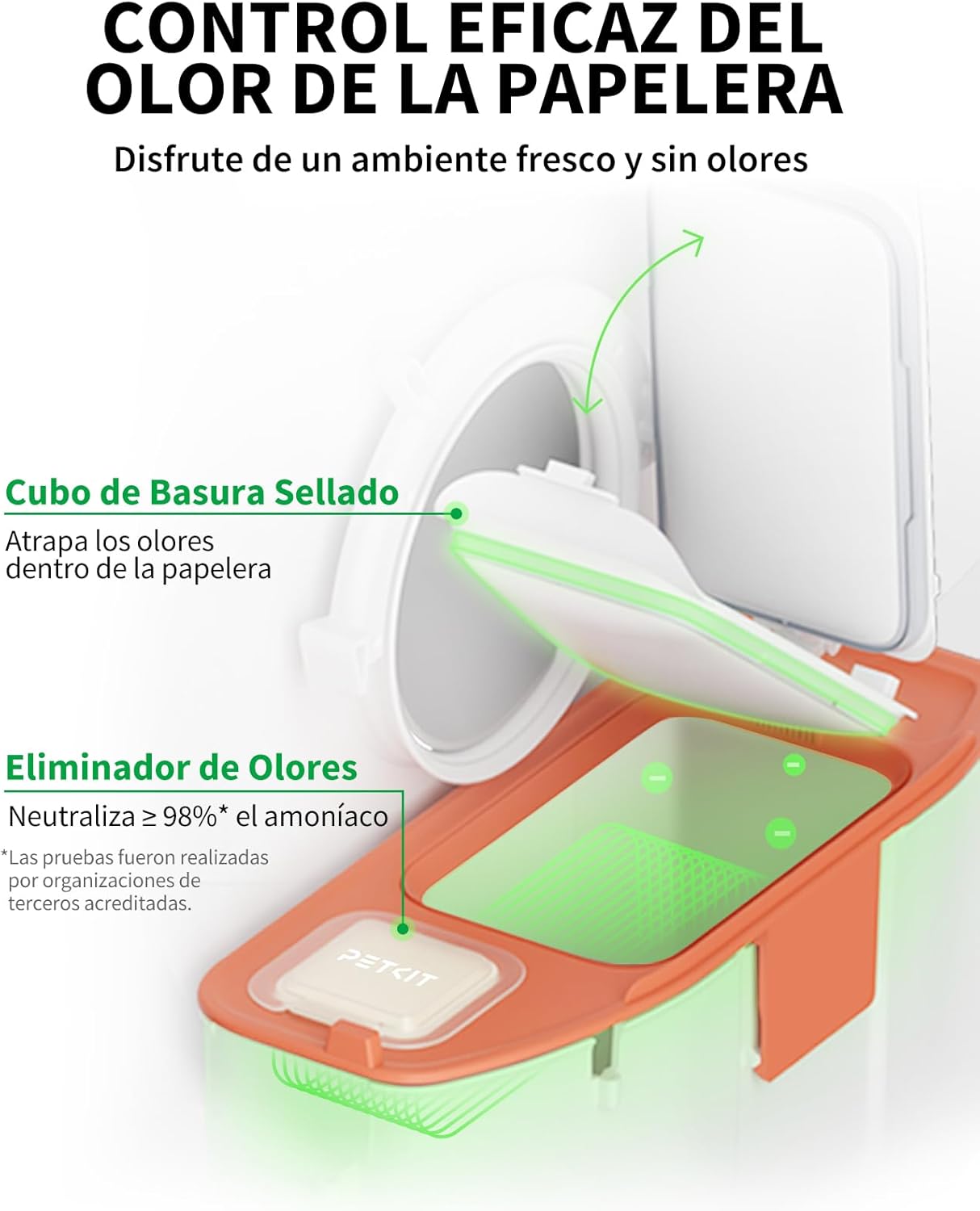 Detalle 2 de PETKIT Pura Max 2 Arenero Autolimpiable