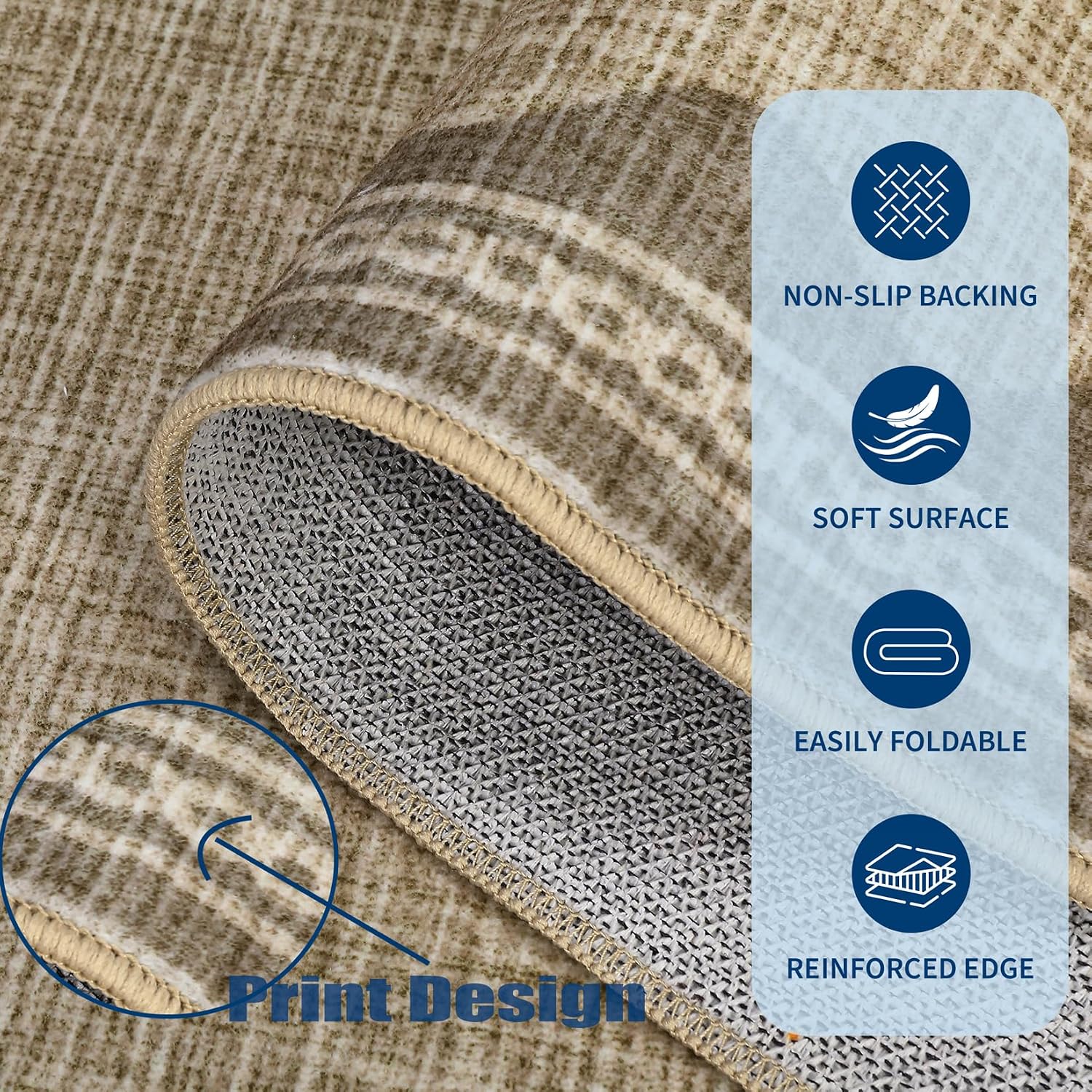 Detalle de GarveeHome Indoor Rug 2x3