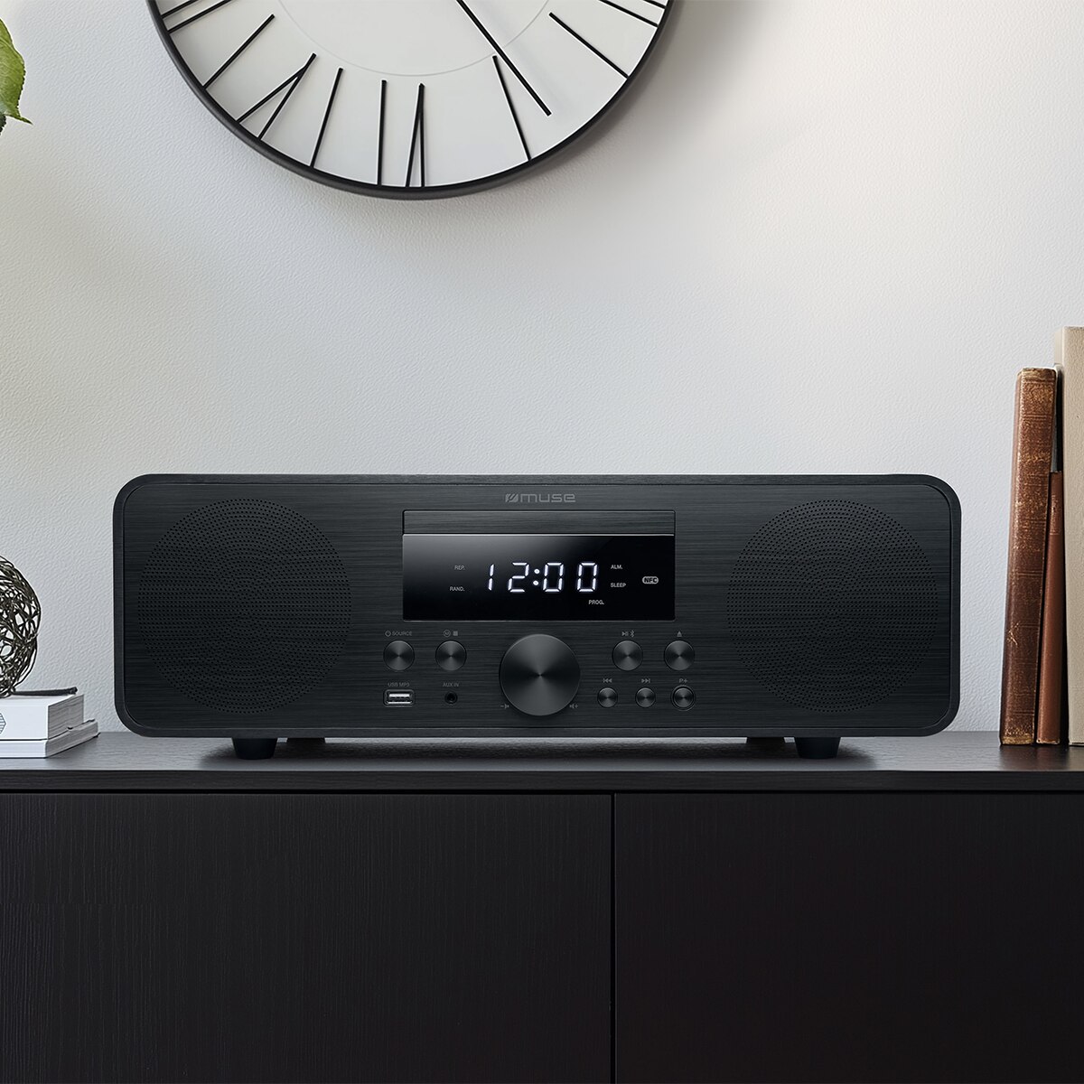 Thumbnail 1 de Muse M-880 FBC microcadena Bluetooth 30 emisoras 📻