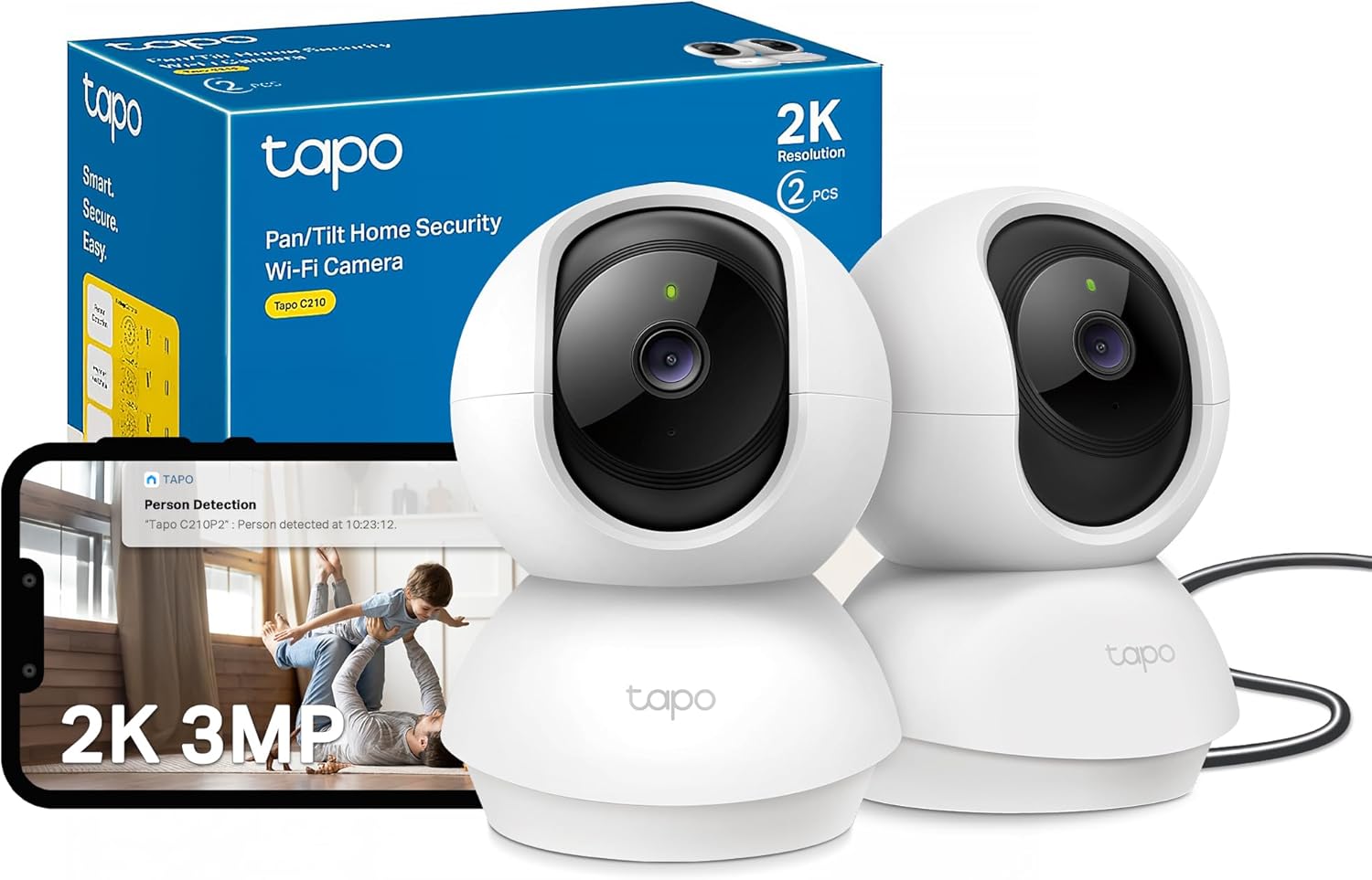 Detalle de Tapo C210P2 3MP Indoor Camera 2K