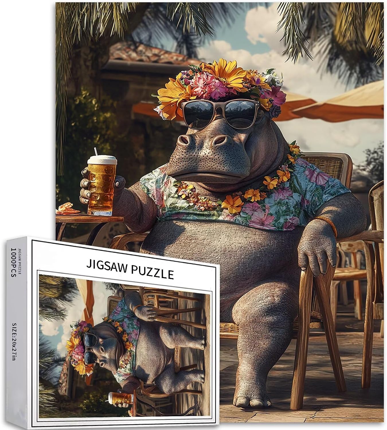 Thumbnail 6 de Leopard Jigsaw Puzzle, 1,000 Pieces