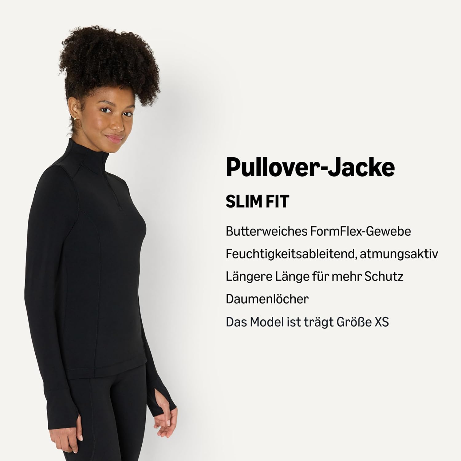 Thumbnail 3 de Amazon Essentials Damen Active FormFlex Schlupfjacke mit Viertelreißverschluss – schlanke Passform