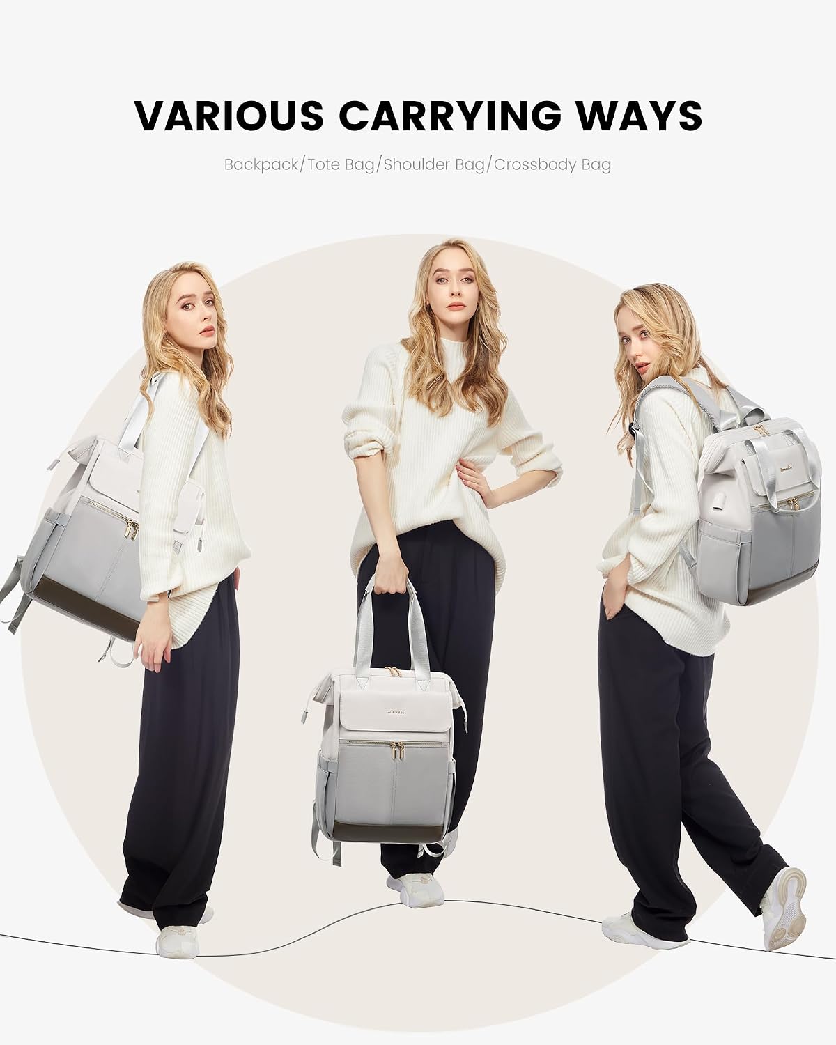 Detalle de LOVEVOOK Laptop Backpack 15.6-Inch