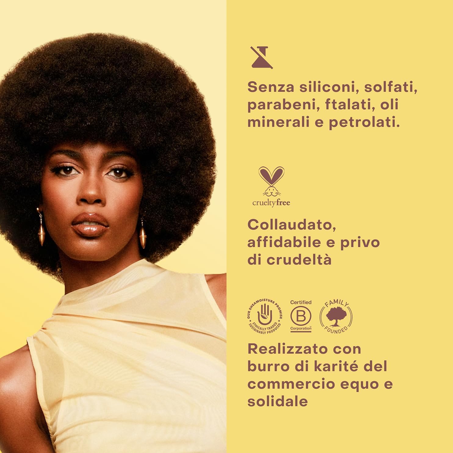 Detalle de Shea Moisture Strengthen & Restore Balsamo per capelli trattati e sfibrati con olio di ricino nero giamaicano e burro di karité, 384 ml