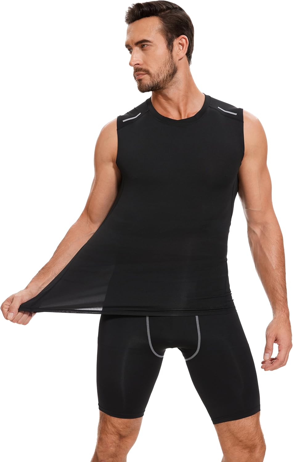 Thumbnail 1 de AMZSPORT canotta compressione da uomo per palestra e running