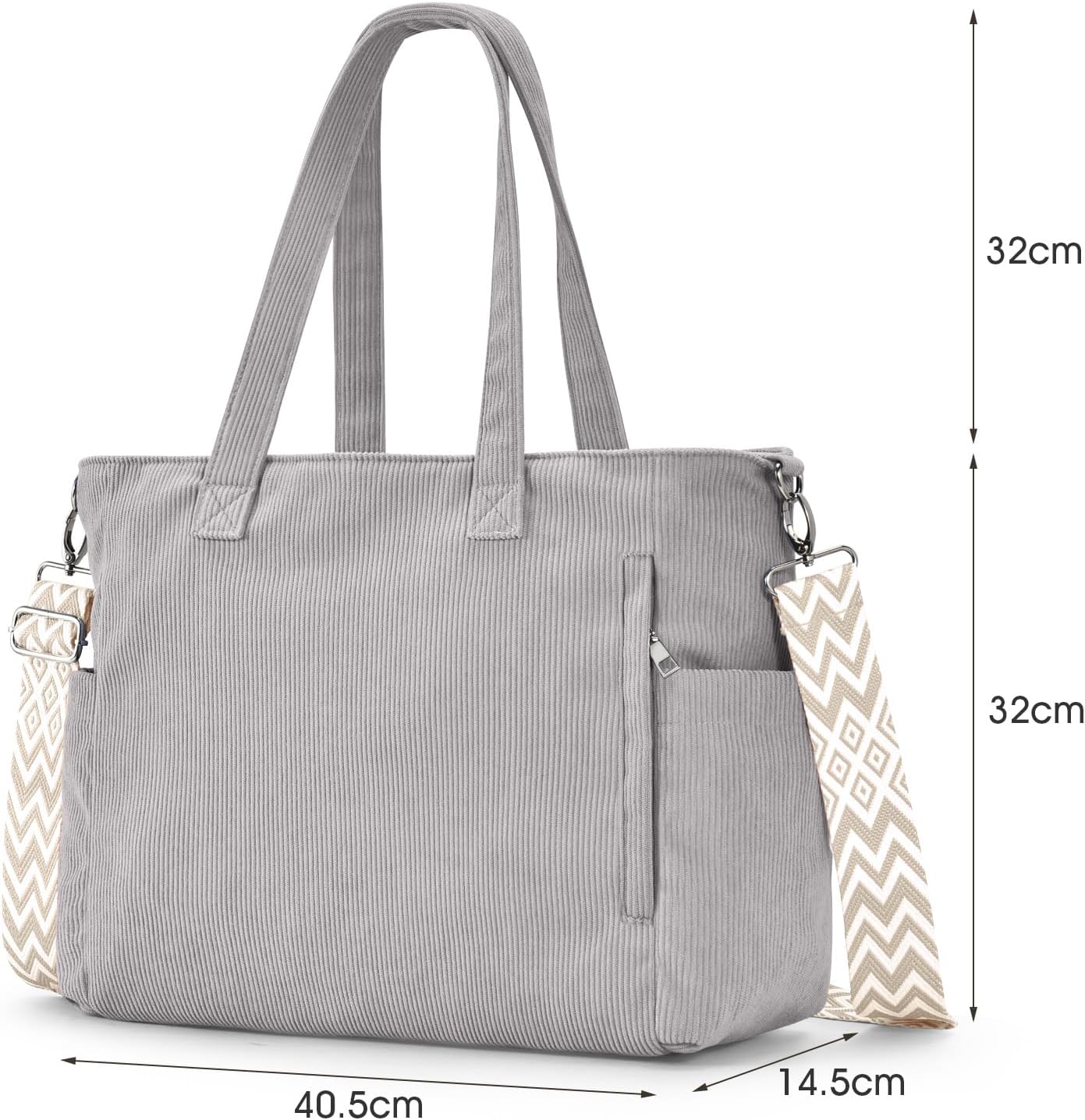Thumbnail 5 de oscaurt Cord Tote Bag Shopper Tasche Damen