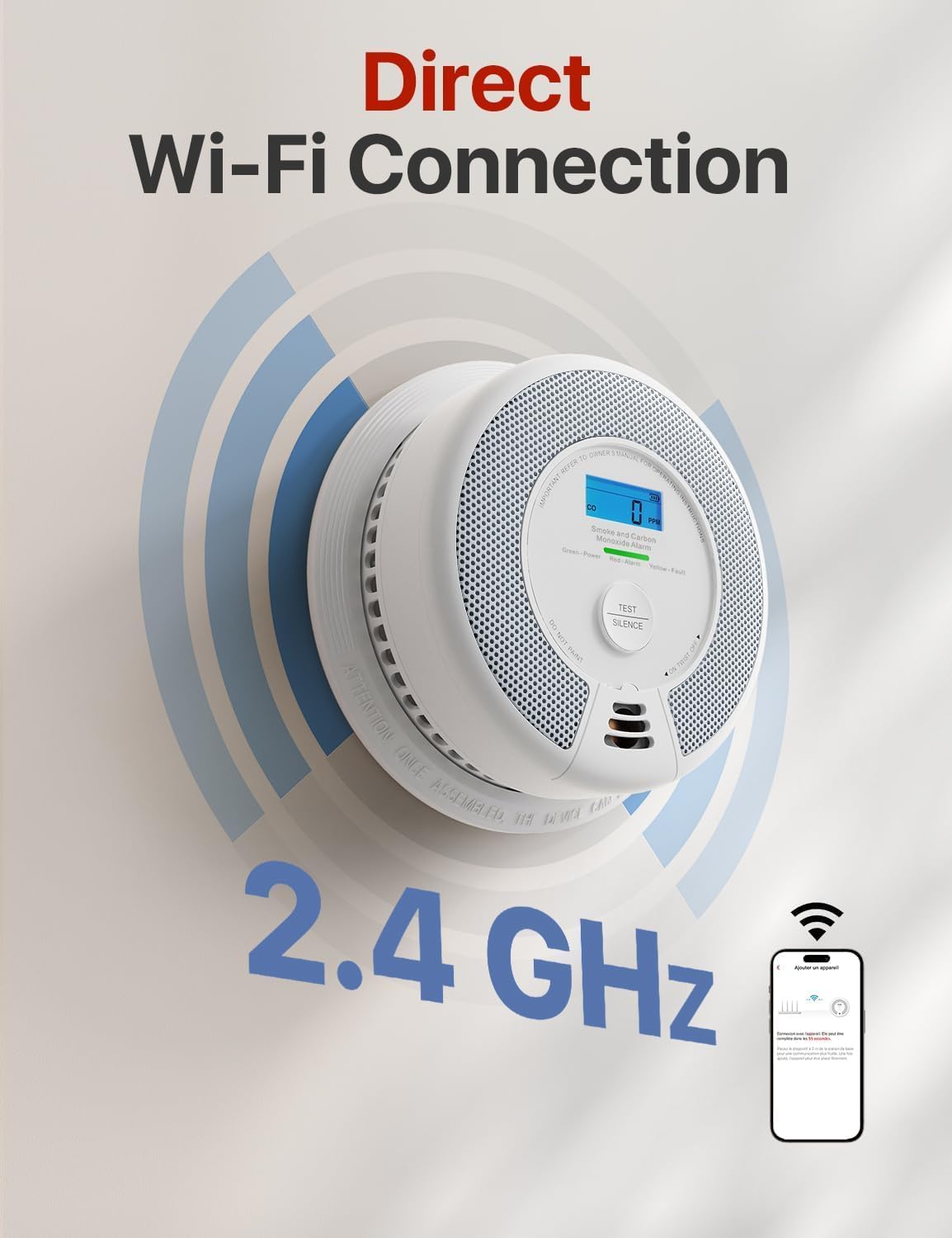 Thumbnail 6 de X-Sense SC07-WX Wi‑Fi smoke and CO alarm 2‑pack
