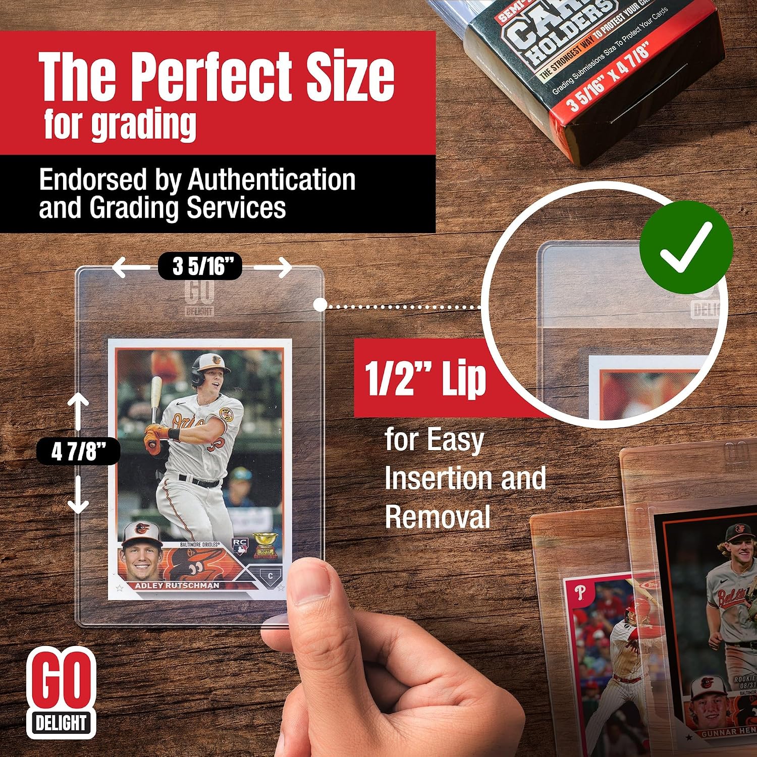 Detalle de Card holders for PSA grading, 100 bundle