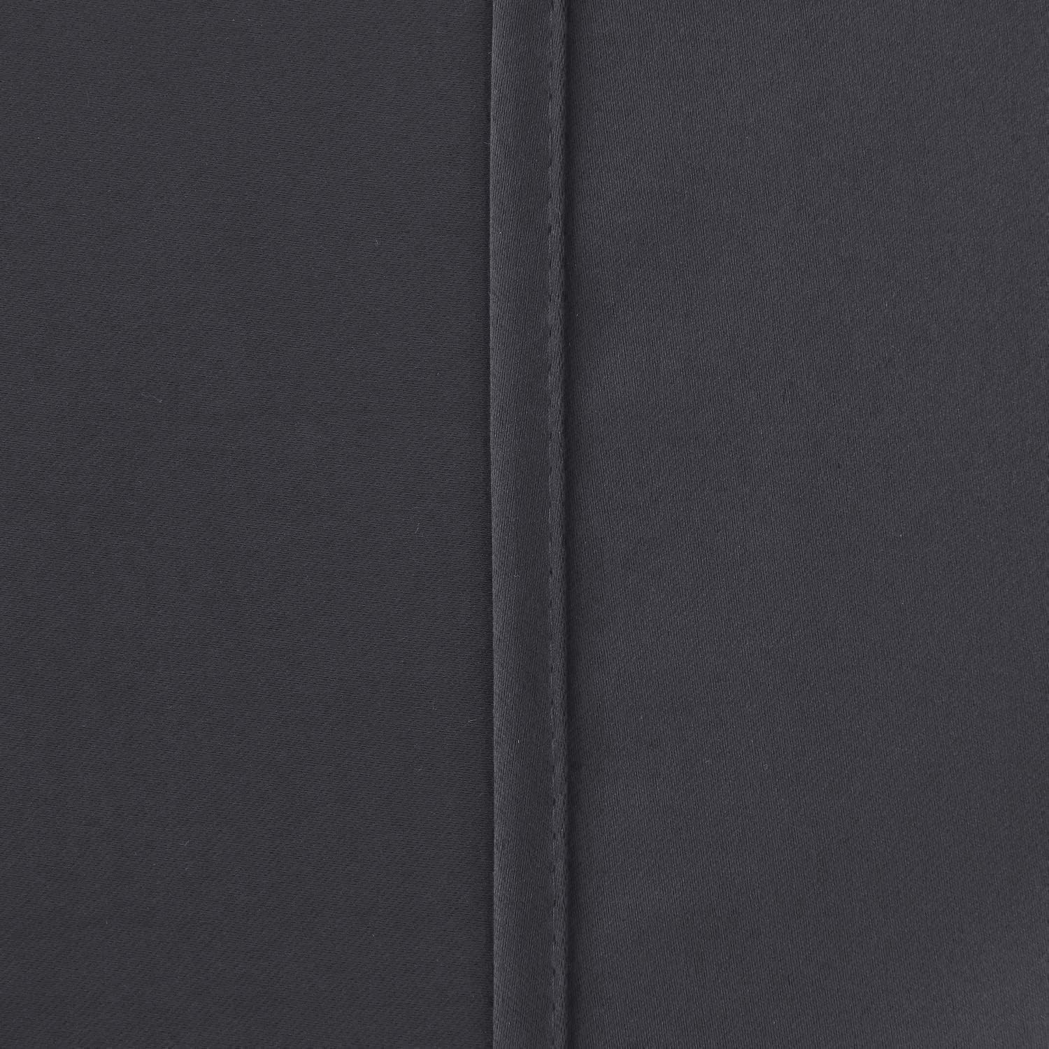 Thumbnail 4 de AR Ware Charcoal Blackout Curtains – 2 Panels, Eyelet Thermal, 66 x 72 inches