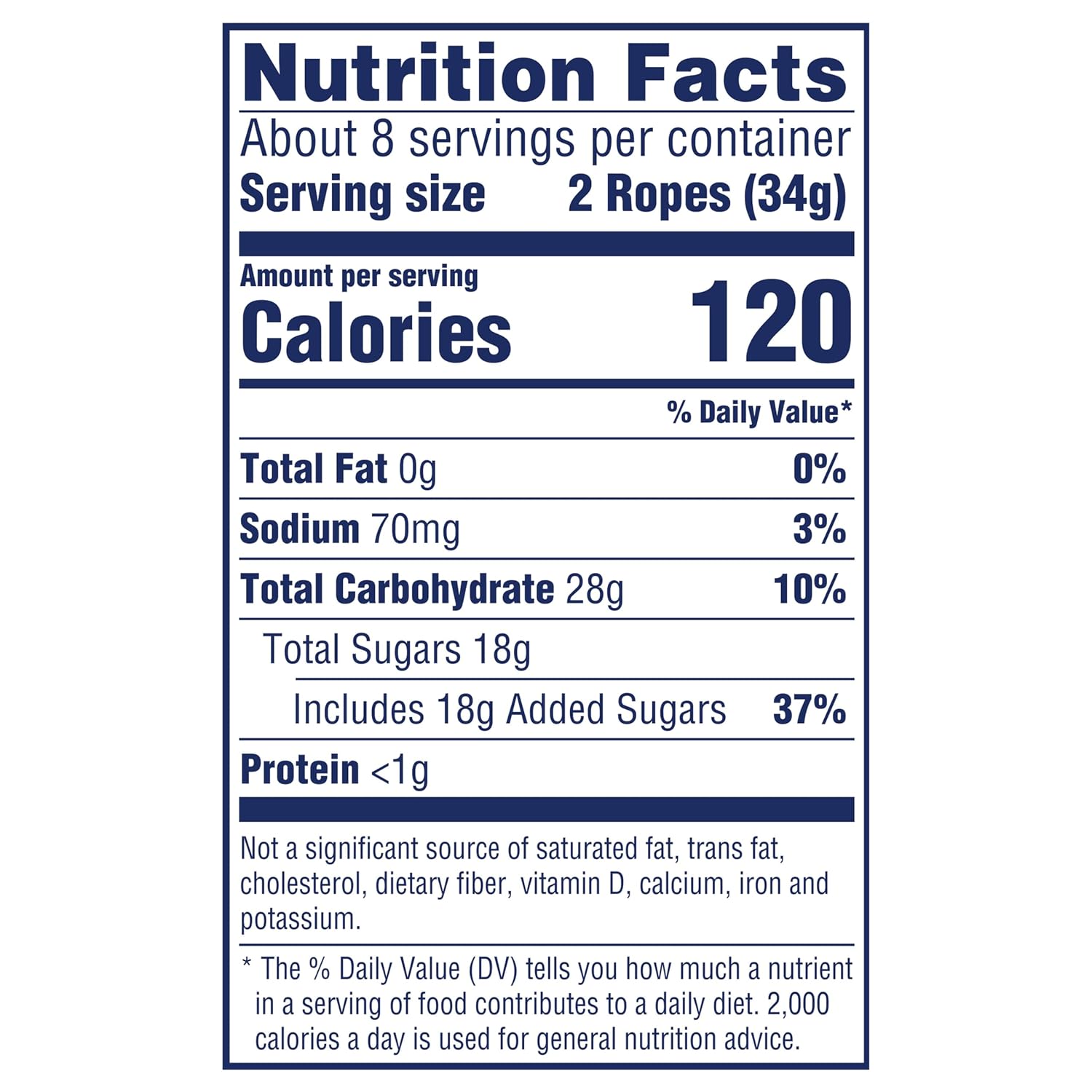 Detalle 2 de SweeTARTS 00079200782047 Tangy Strawberry Rope Candy, Soft & Chewy, 9 oz