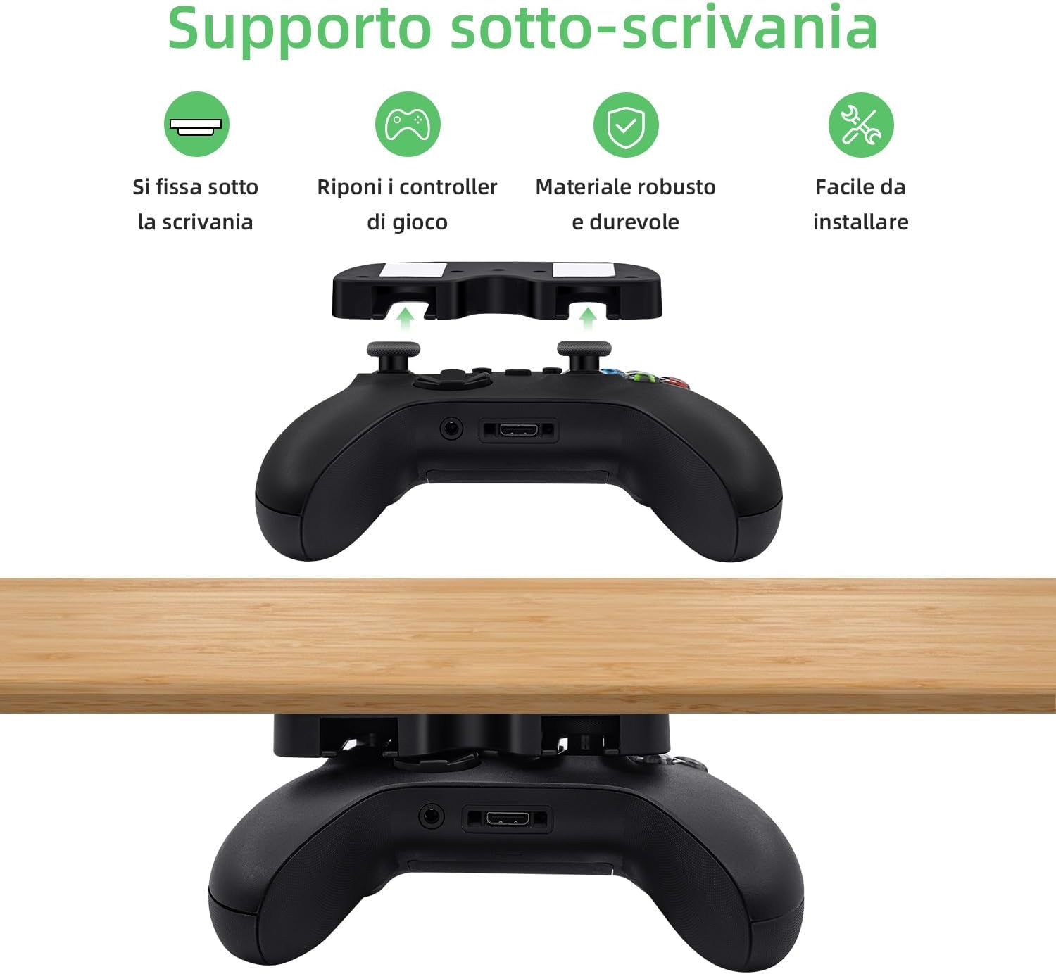Thumbnail 1 de Supporto Controller Xbox Sotto la Scrivania 360