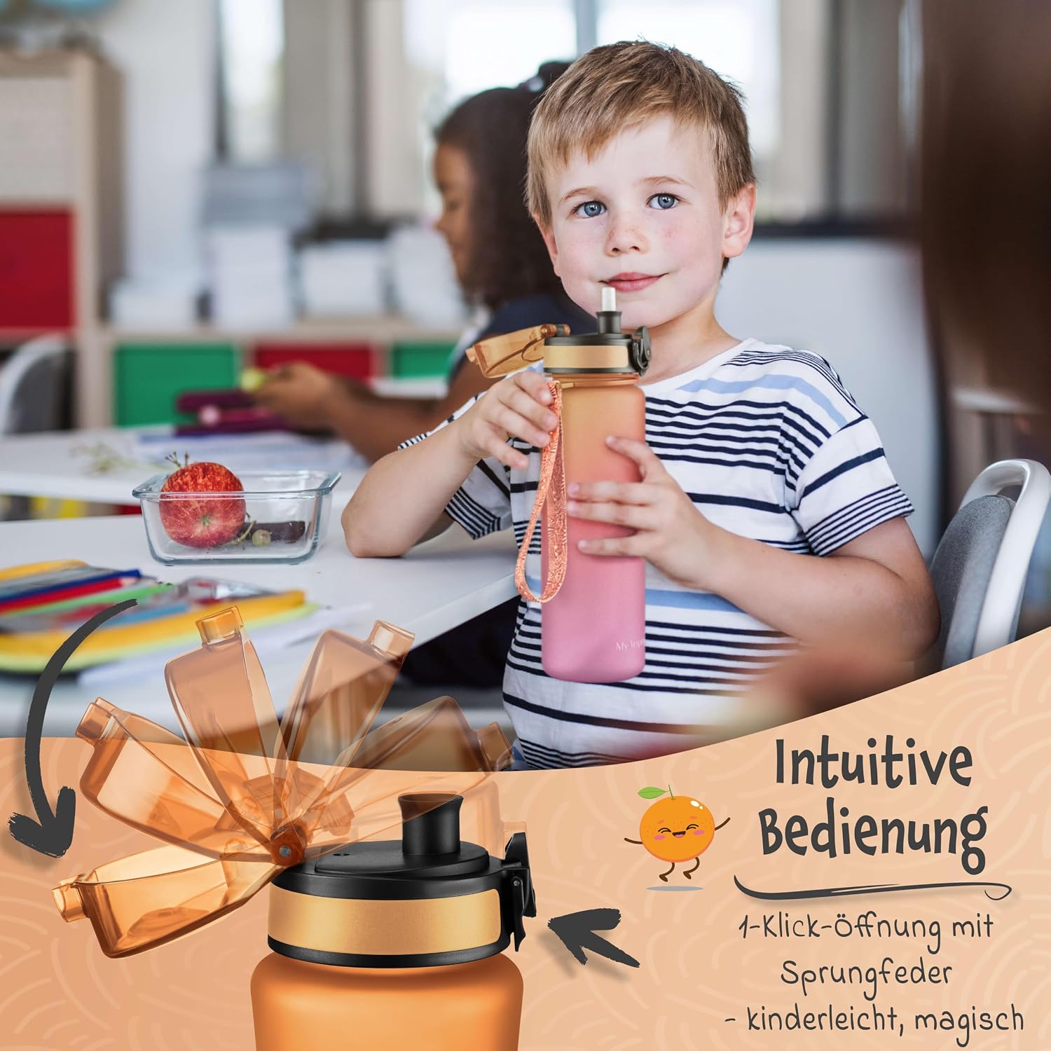 Thumbnail 4 de My Vesperbox Trinkflasche Kinder 500ML – Auslaufsicher, BPA-frei & Komplett-Set