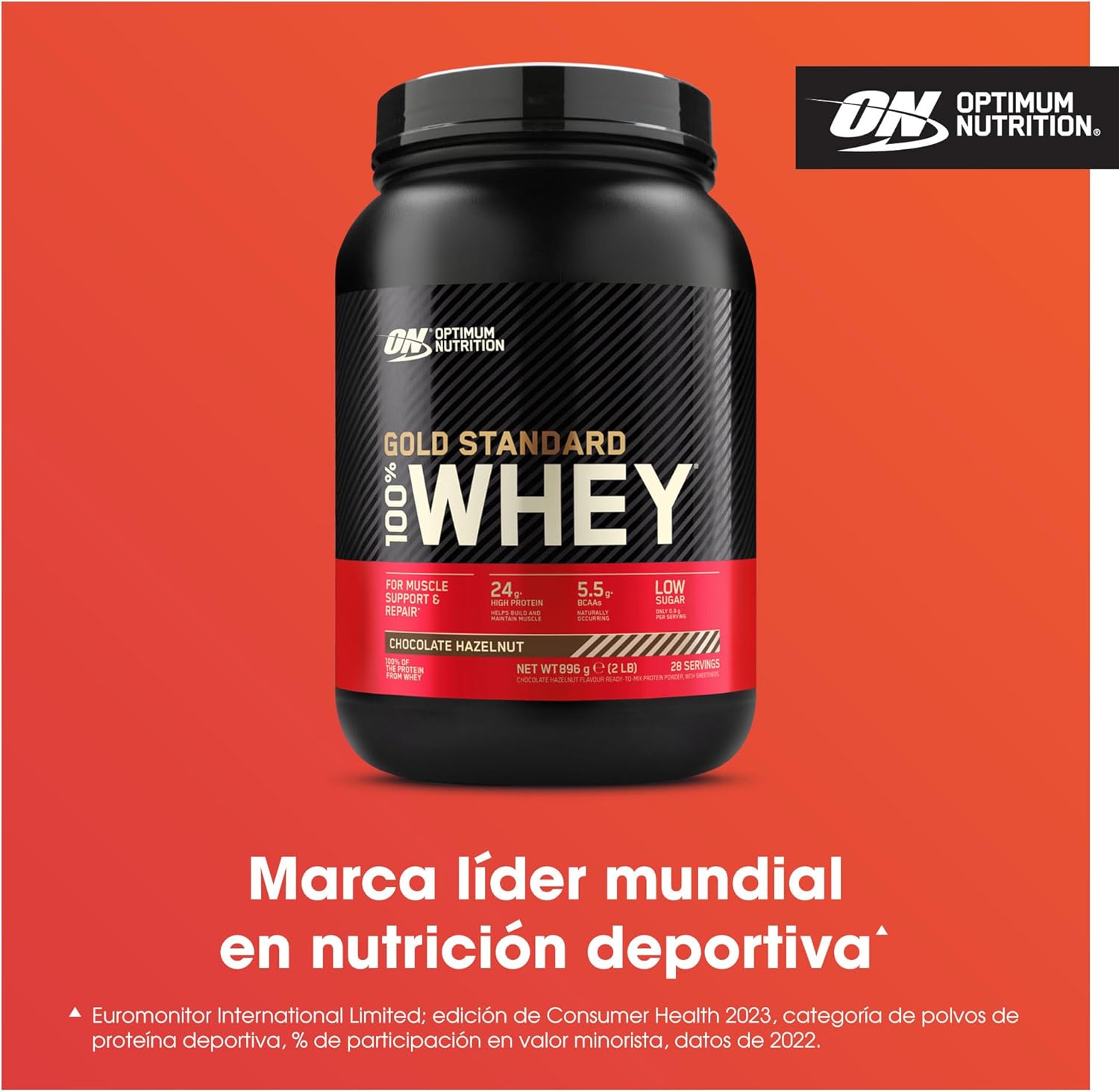 Thumbnail 1 de Optimum Nutrition Gold Standard 100% Whey 896 g