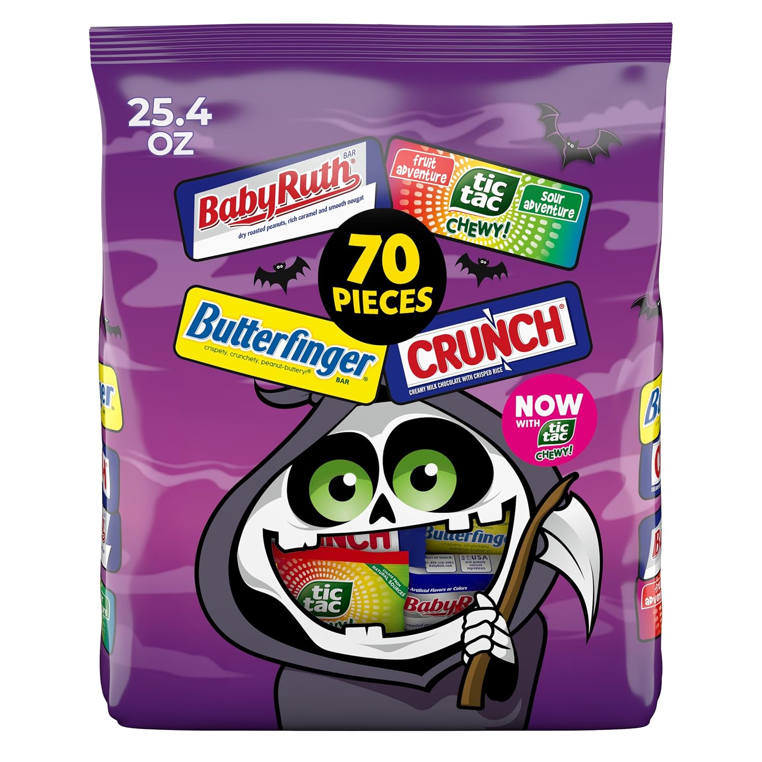 Detalle de Butterfinger Halloween Candy Variety Pack, 70 Individually Wrapped Pieces