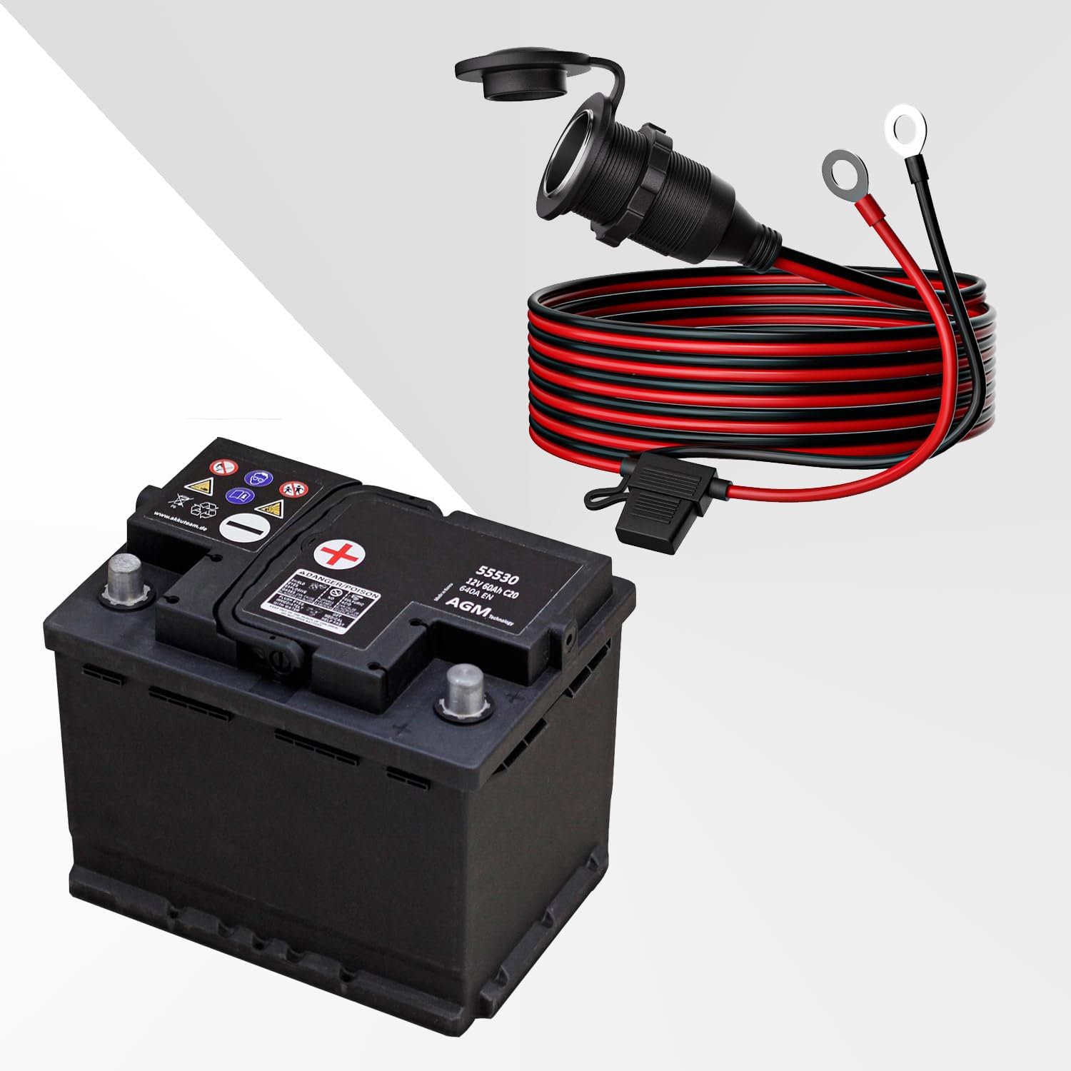 Detalle de RGBer Zigarettenanzünder 12V Steckdose – universell nutzbar, robust und sicher