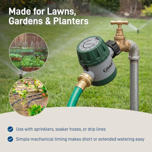 Thumbnail 6 de Orbit Mechanical Water Timer - Adjustable Irrigation Shutoff for Lawn & Garden