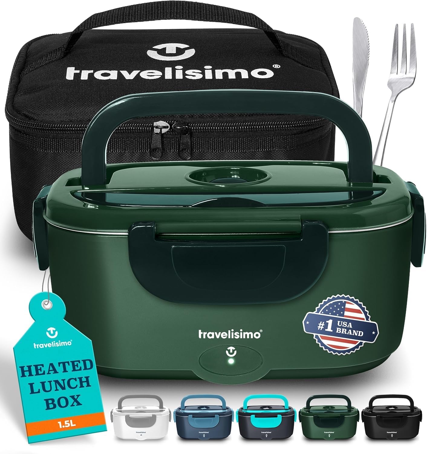 Thumbnail 6 de TRAVELISIMO 80W Electric Lunch Box for Adults 🍱