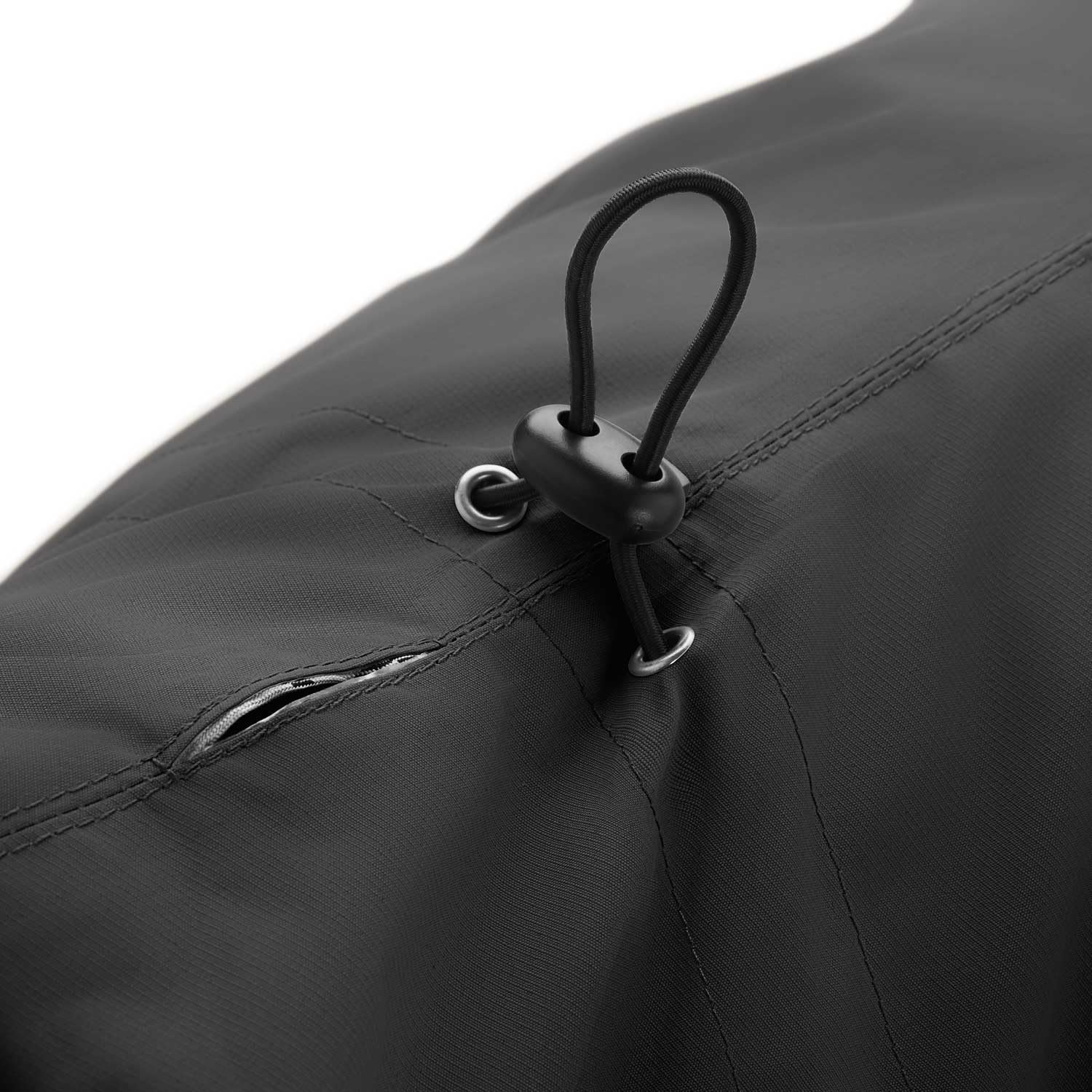 Detalle 2 de HUNTER Hundemantel UPPSALA 40 – 2in1, schwarz, wasserdicht mit reflektierenden Paspeln