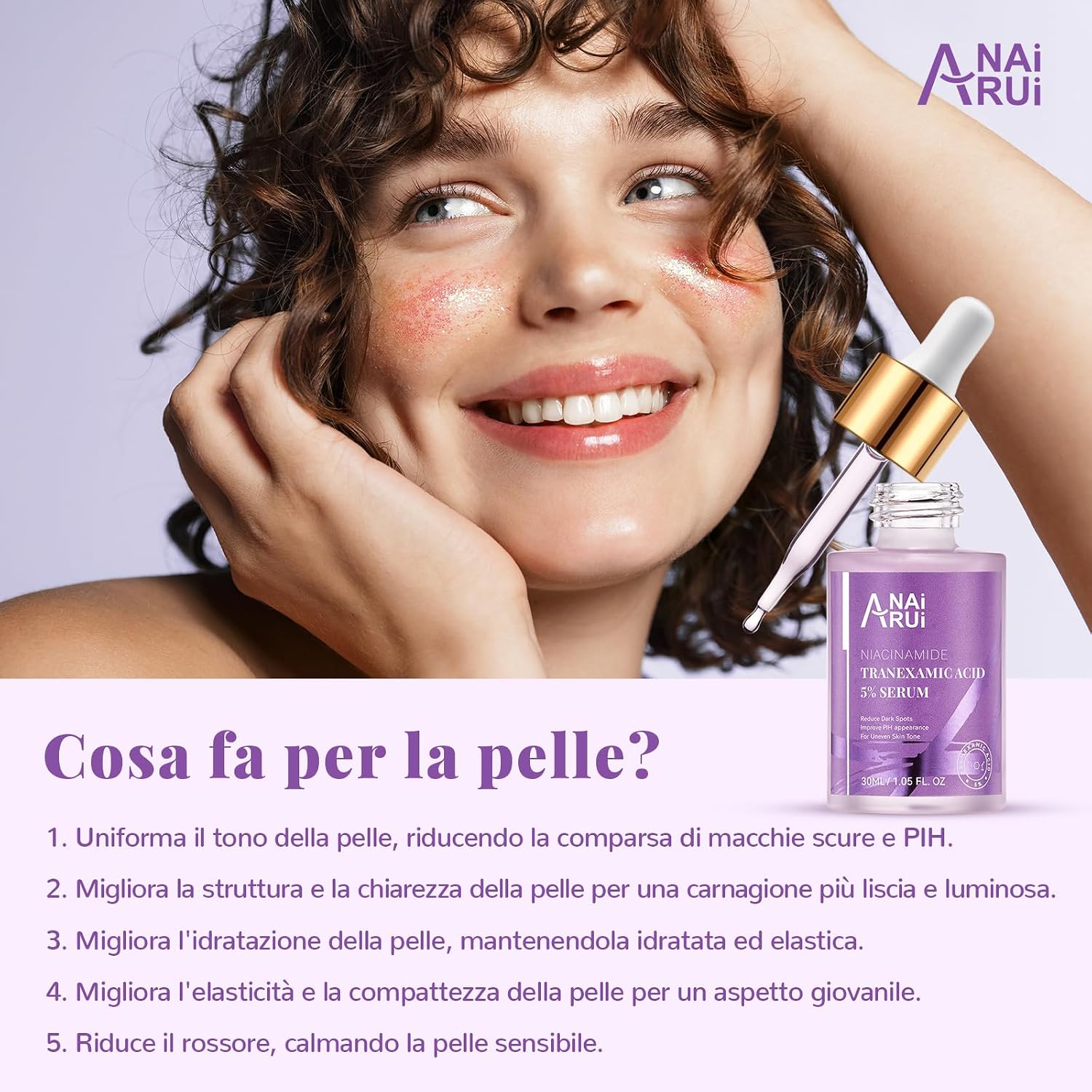 Detalle de ANAiRUi Siero acido tranexamico 30 ml