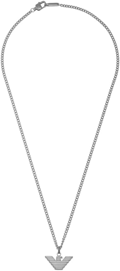 Thumbnail 3 de EMPORIO ARMANI Collier pour homme en acier inoxydable avec fermoir à mousqueton
