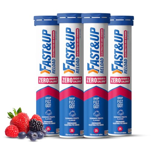 Fast&Up Reload Zero Electrolyte Tablets – Summer Fruits, 100 Tablets