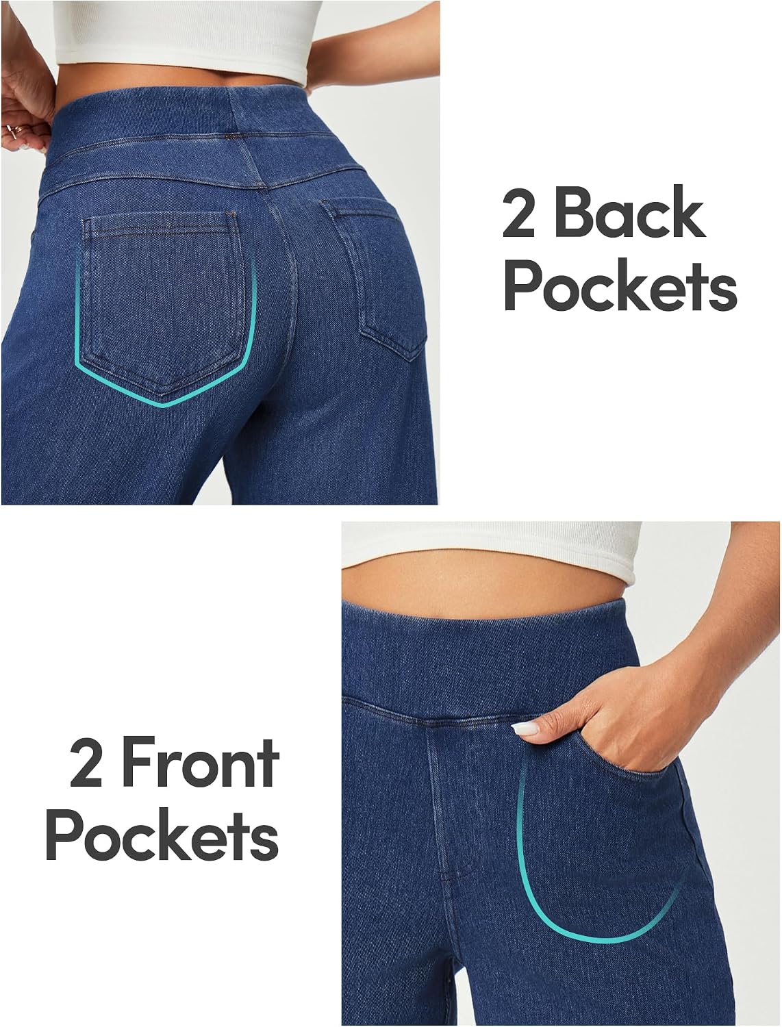 Thumbnail 5 de IUGA Wide Leg Jeans